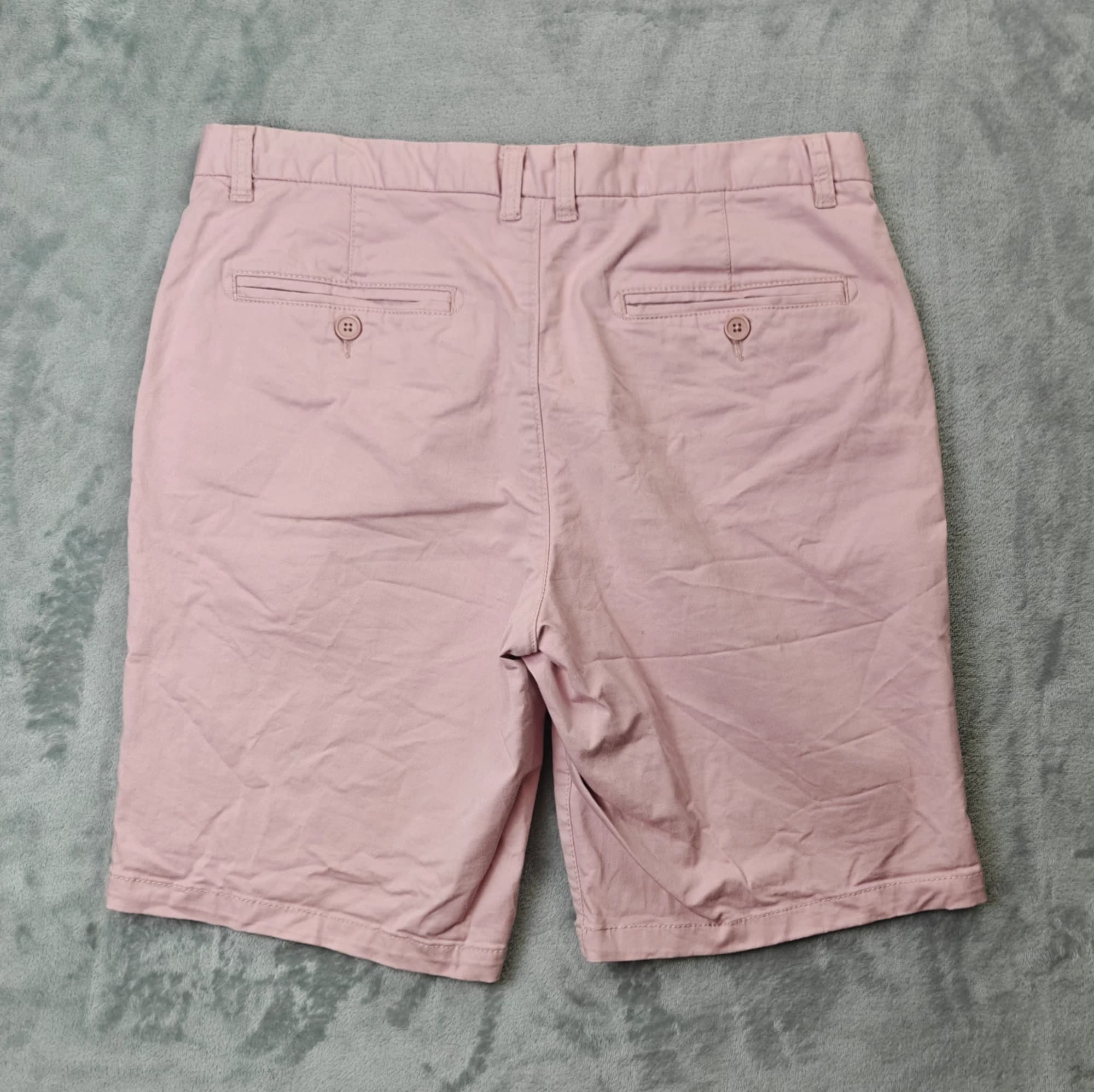 Marcs Chino Shorts Men's Size 32 Pink Salmon Casual Staple — photo 3 of 6