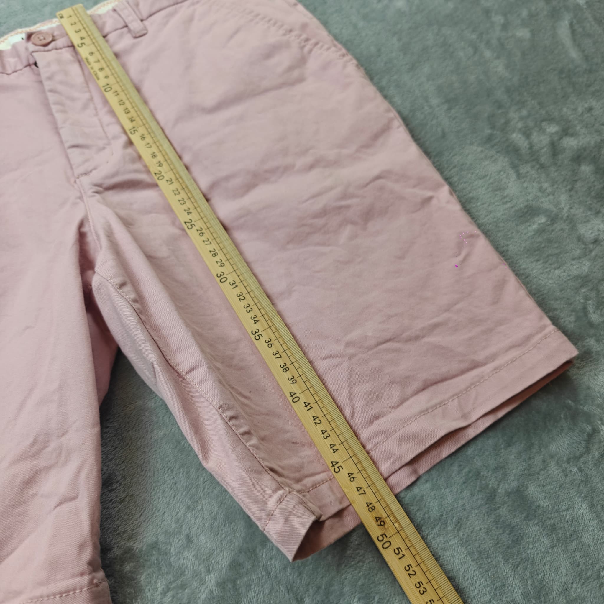 Marcs Chino Shorts Men's Size 32 Pink Salmon Casual Staple — photo 6 of 6
