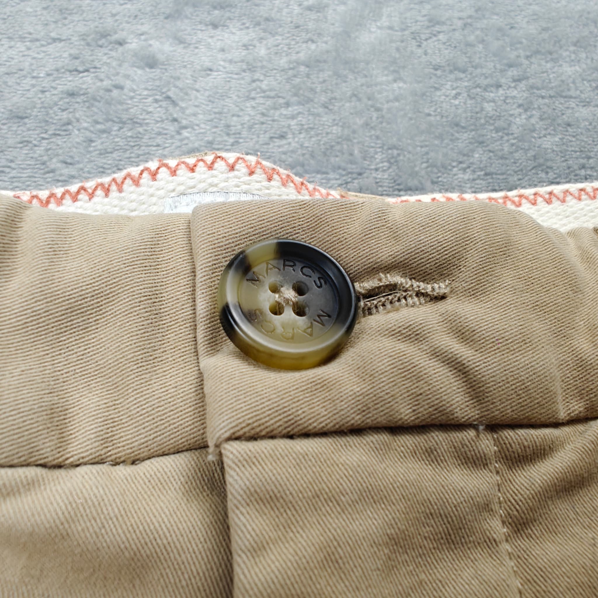 Marcs Mens Chino Shorts Beige Size 30 — photo 5 of 7