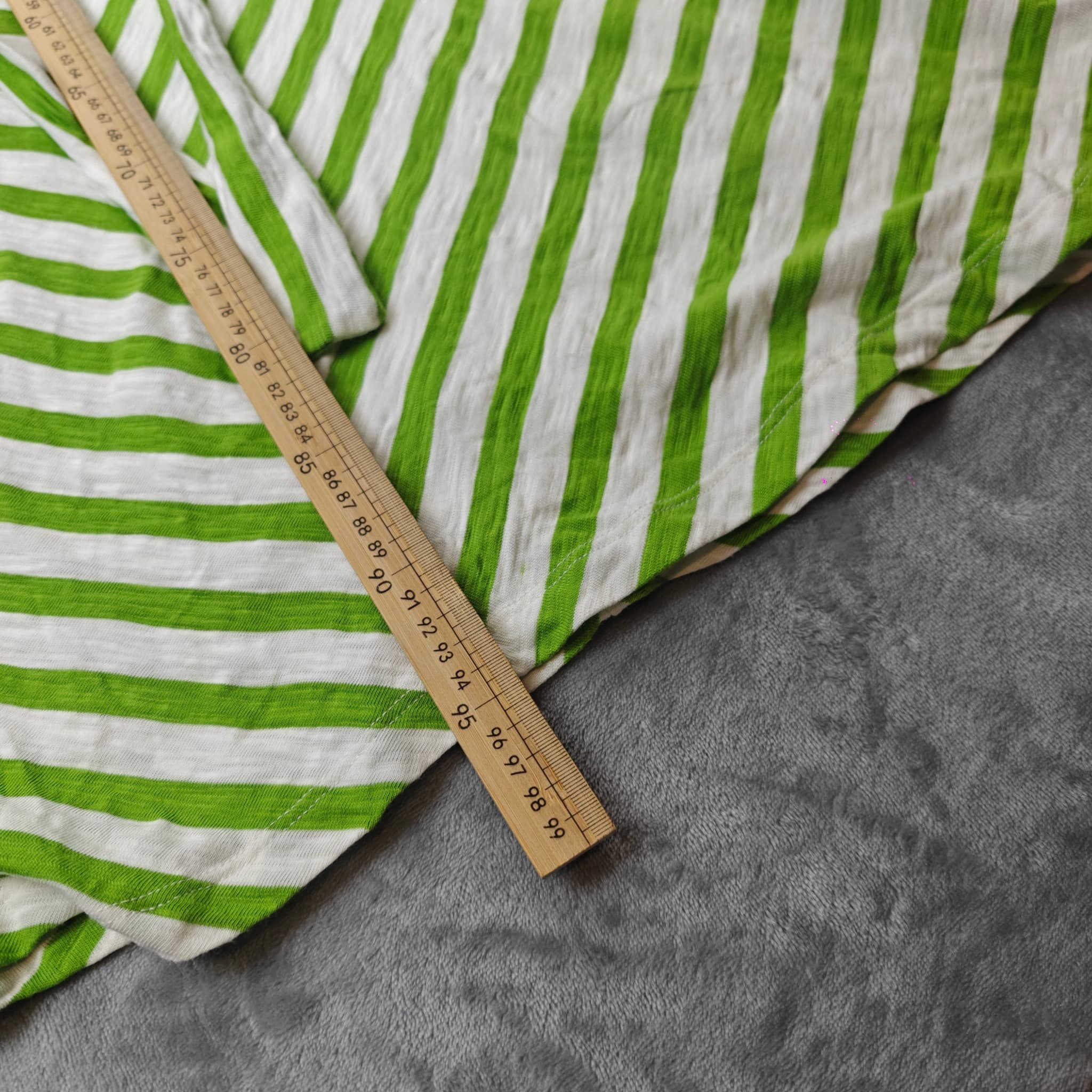 Marcs Striped Chevron Belted Dress Woman's Small Green White — photo 3 of 7