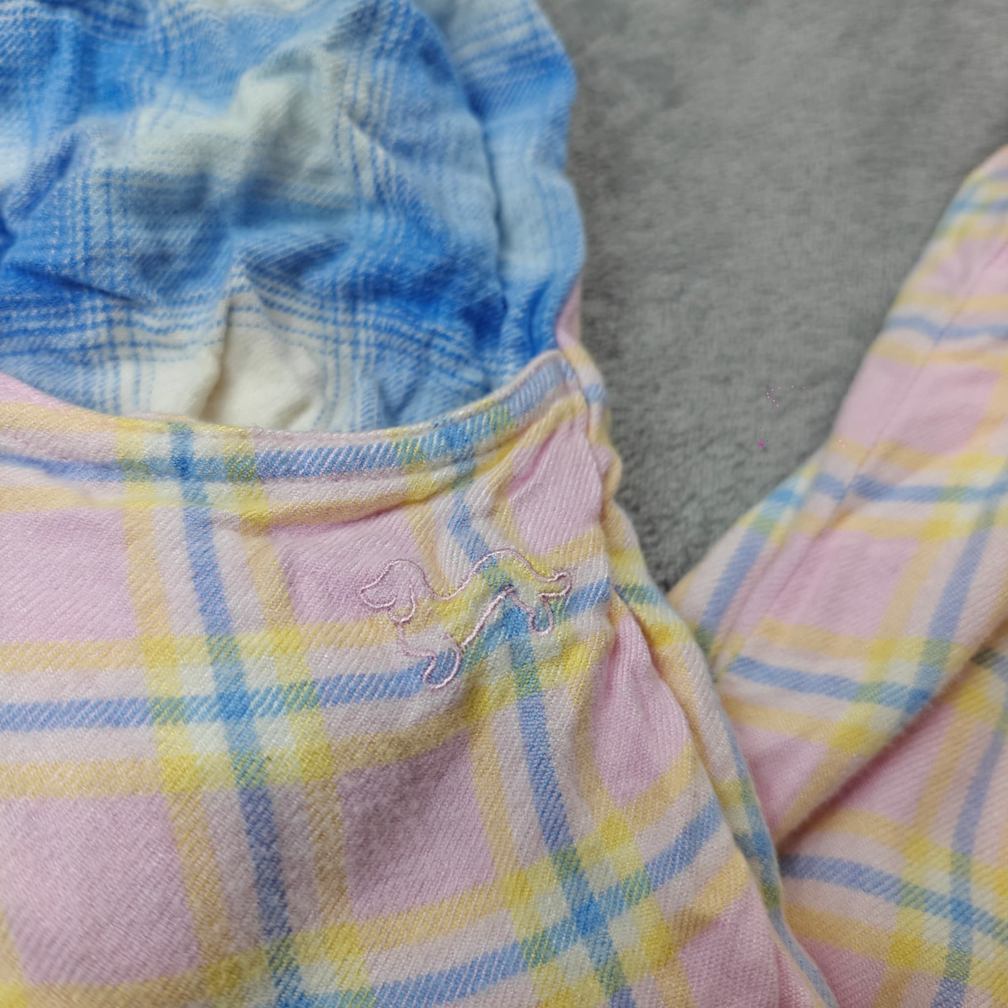 Peter Alexander Plaid Flannel Pajama Pants - Pink & Blue Size M — photo 2 of 7