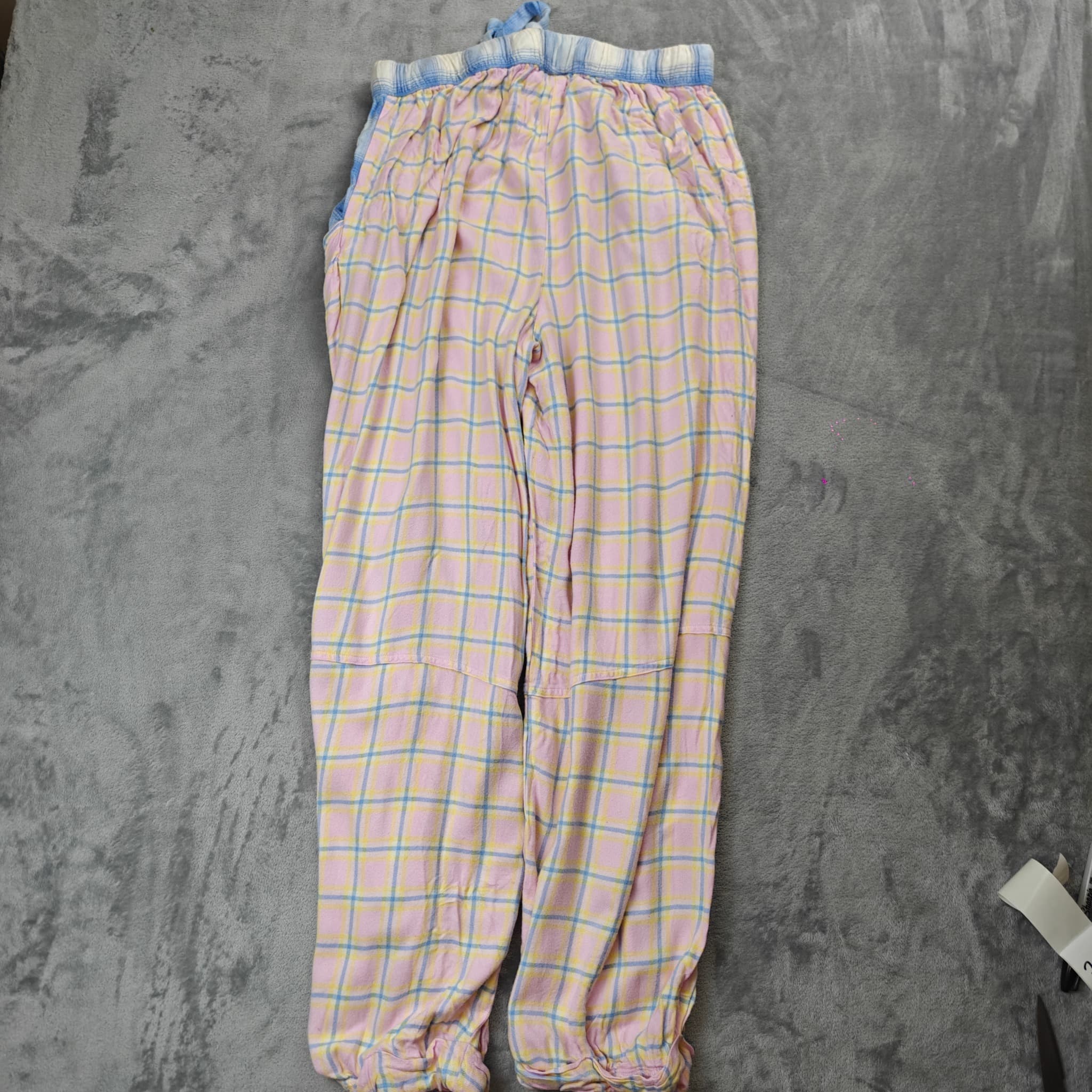 Peter Alexander Plaid Flannel Pajama Pants - Pink & Blue Size M — photo 6 of 7
