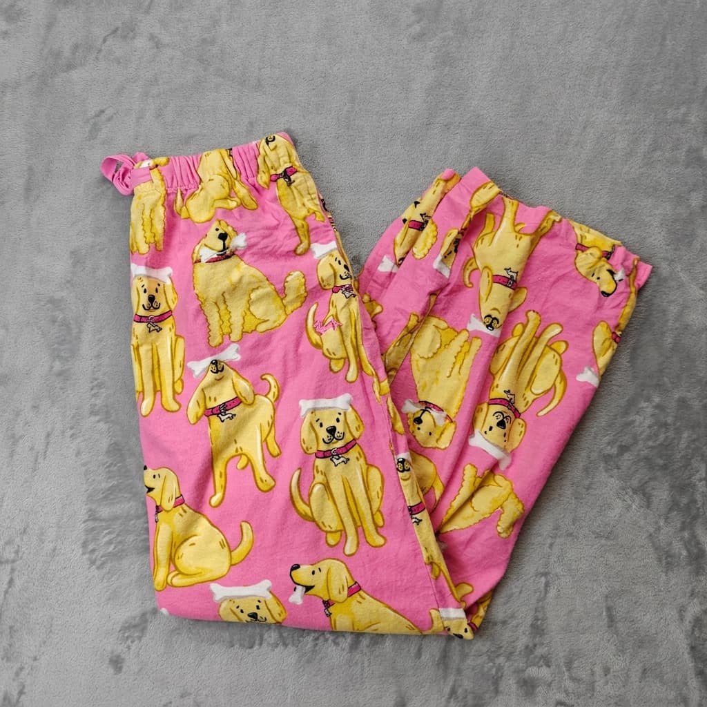 Peter Alexander Women's Pink Golden Retriever Dog Print Pajama Pants - Size M — photo 1 of 7