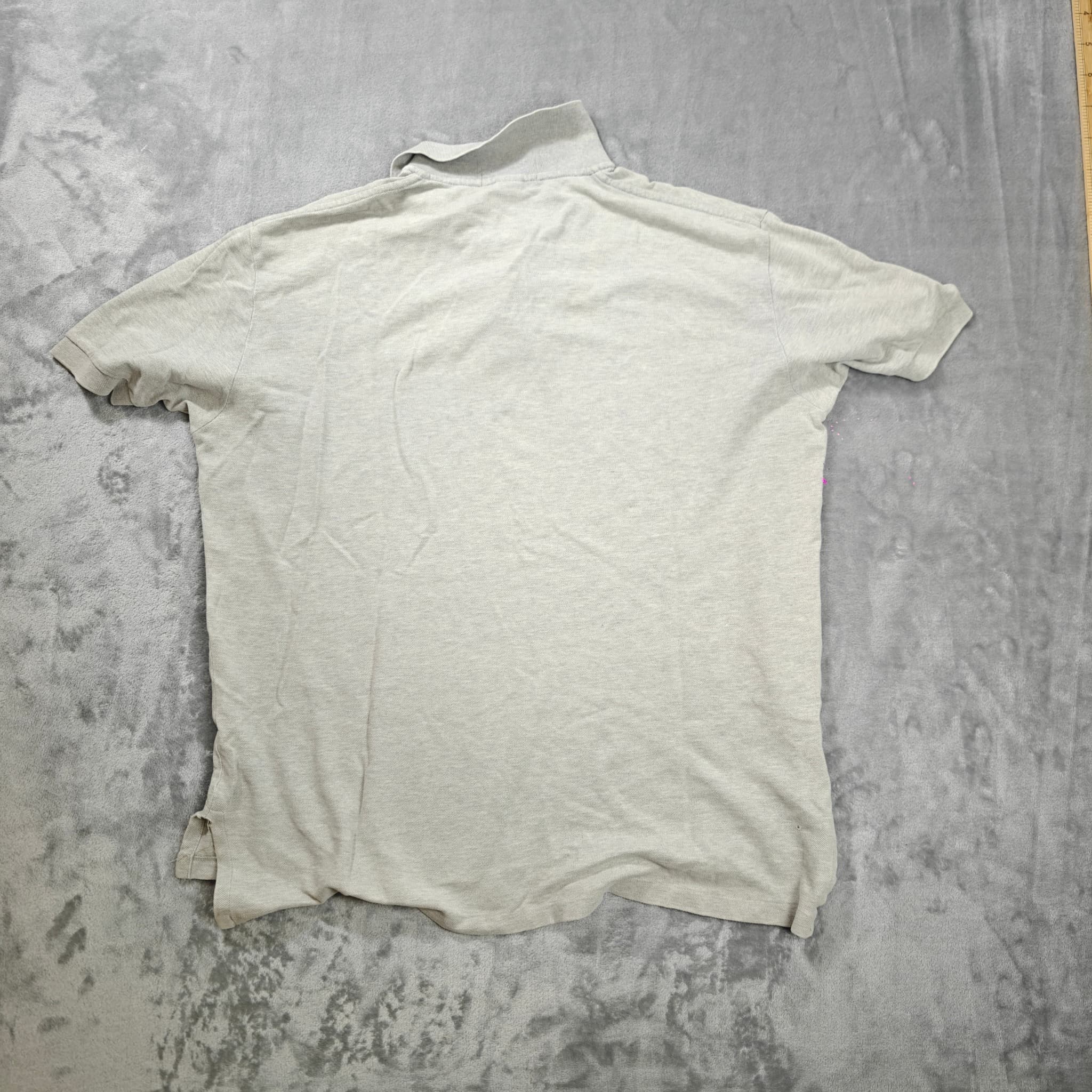 Polo by Ralph Lauren Classic Fit Mesh Polo Shirt Men's Size L Grey — photo 6 of 6