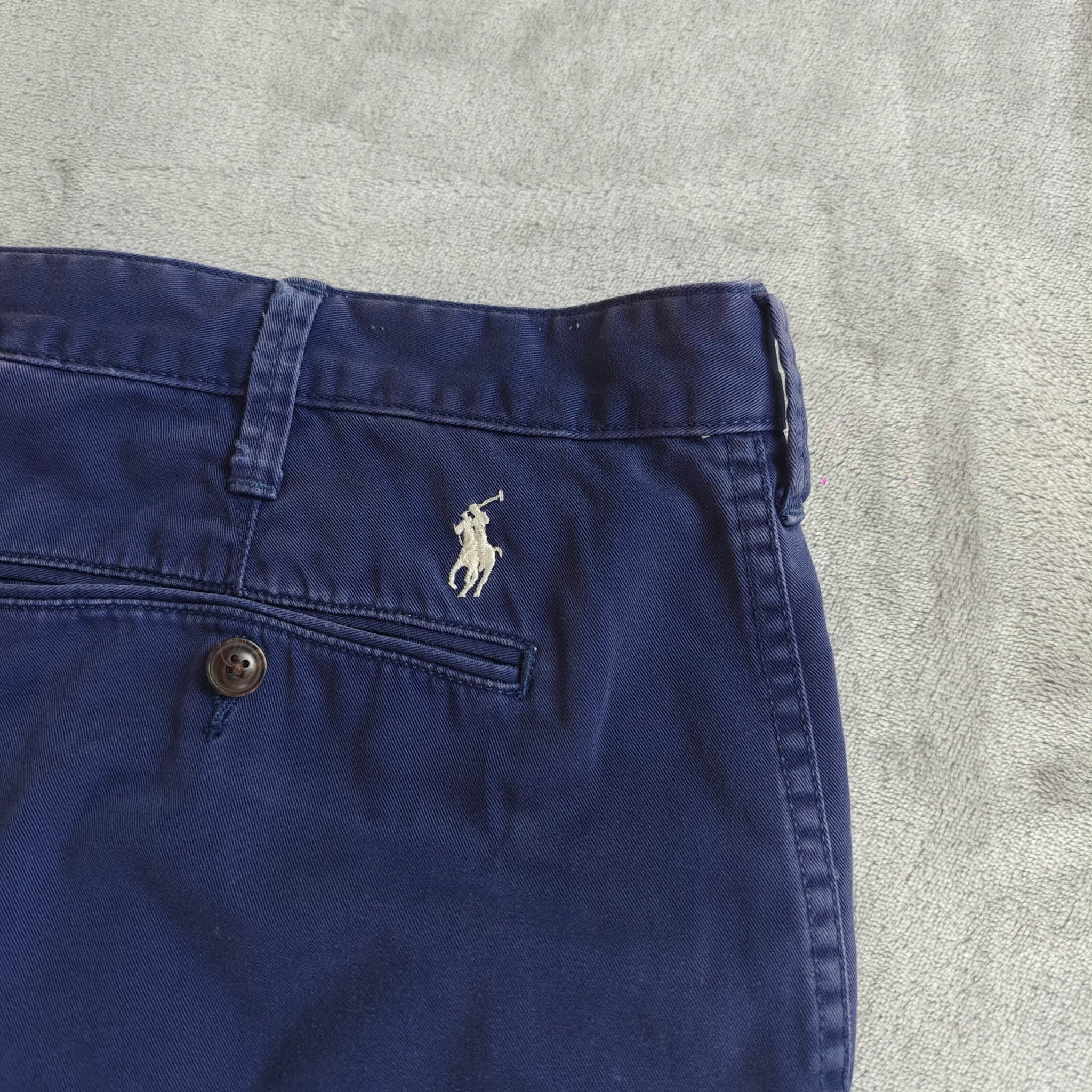 Polo Ralph Lauren Men's Navy Blue Chino Shorts Size 38 Relaxed Fit — photo 2 of 7