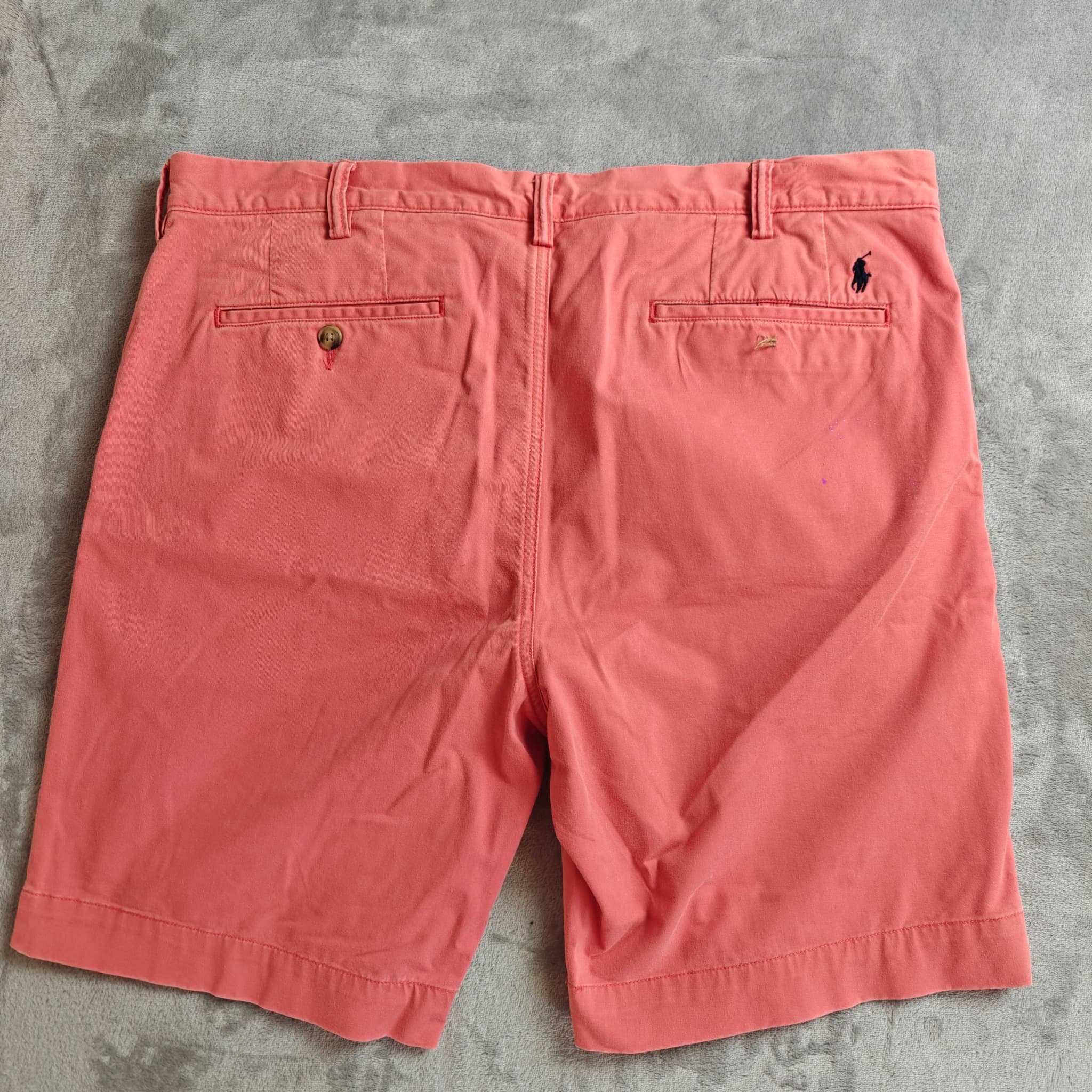 Polo Ralph Lauren Men's Stretch Slim Fit Chino Shorts Salmon Pink Size 38 — photo 8 of 8