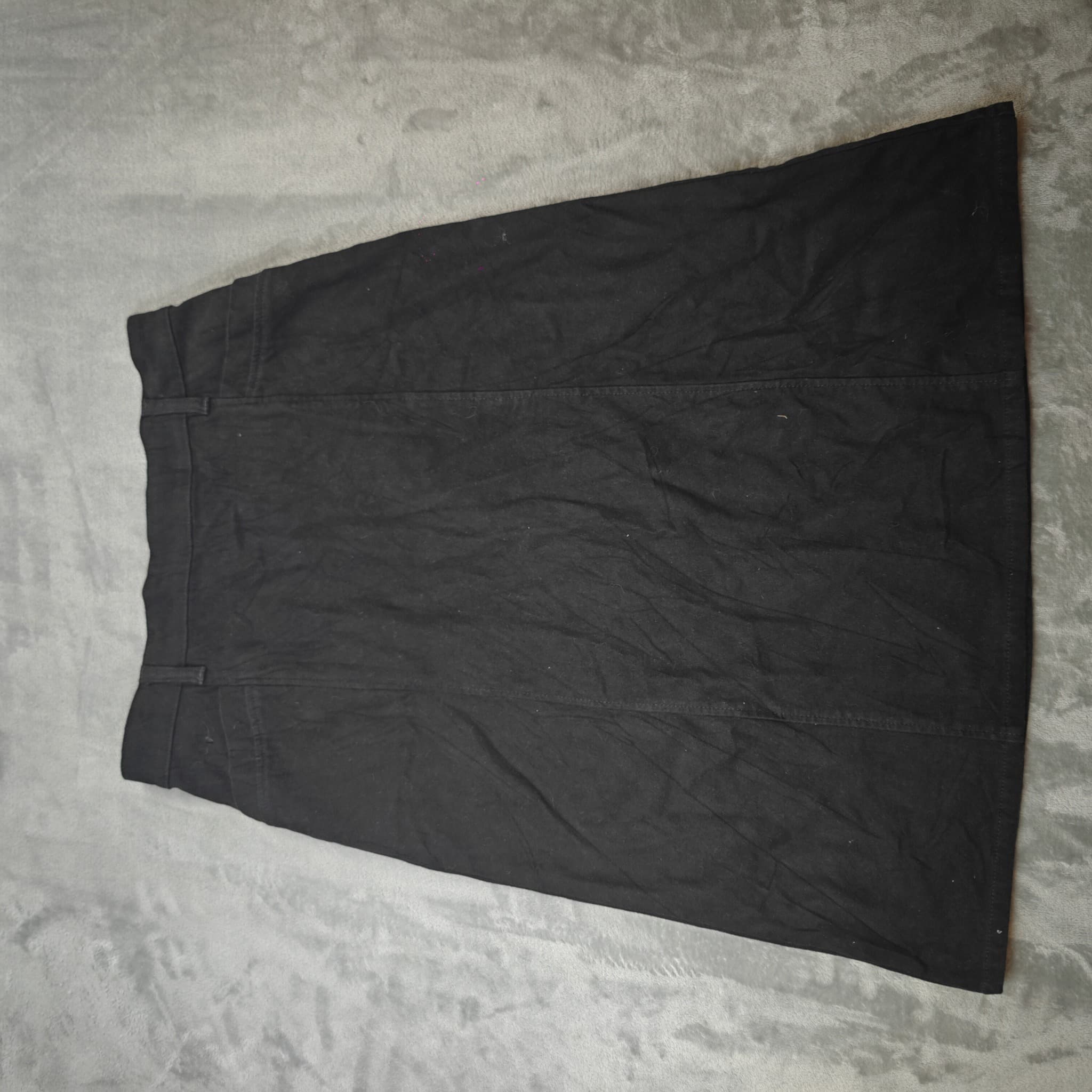 R.M. Williams Black Cotton Midi Skirt - Size 14 — photo 5 of 6