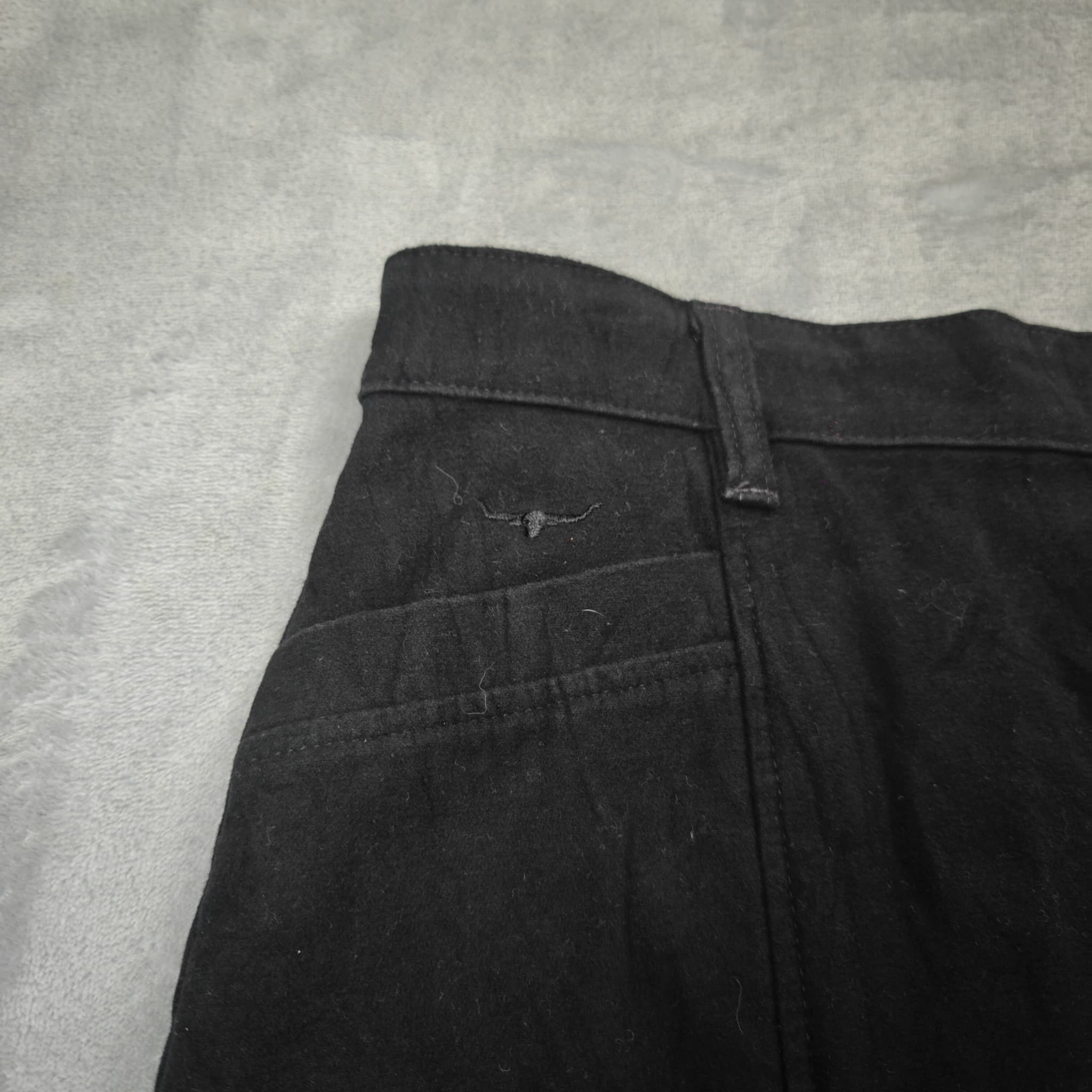 R.M. Williams Black Cotton Midi Skirt - Size 14 — photo 6 of 6