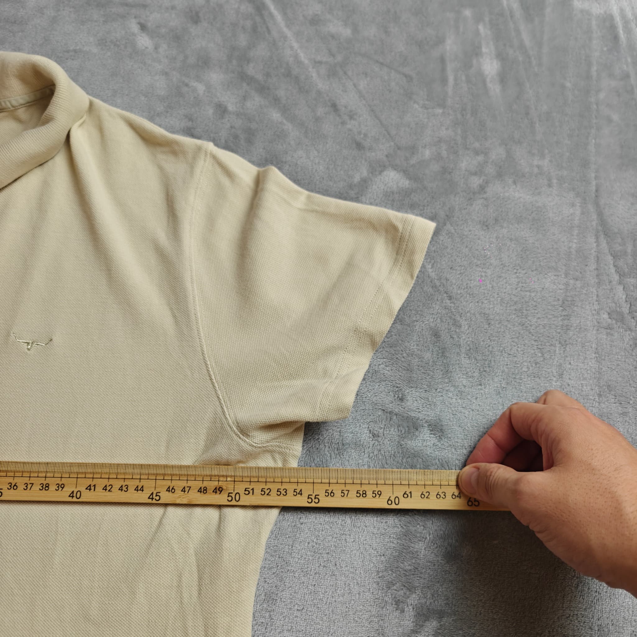 R.M.Williams Men's Beige Pique Polo Shirt Size XXL 100% Cotton — photo 4 of 8