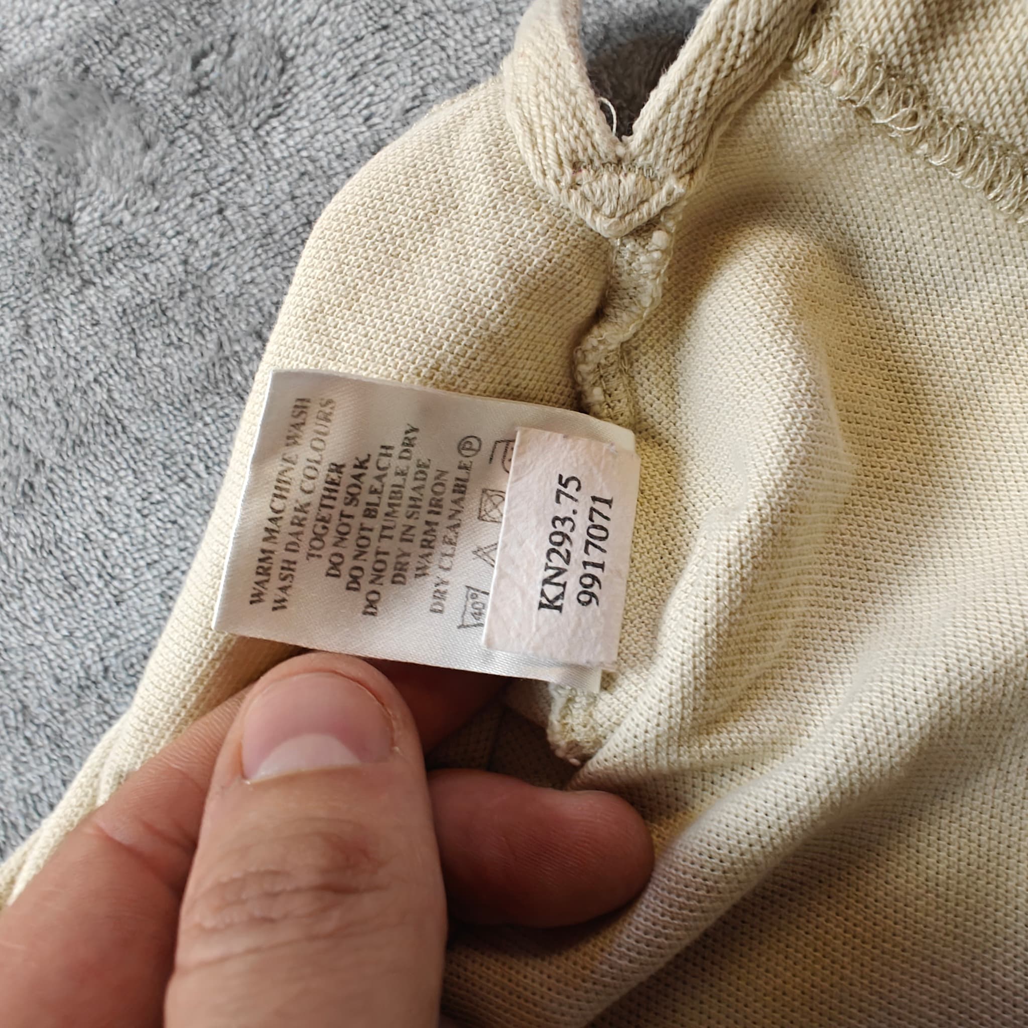R.M.Williams Men's Beige Pique Polo Shirt Size XXL 100% Cotton — photo 6 of 8