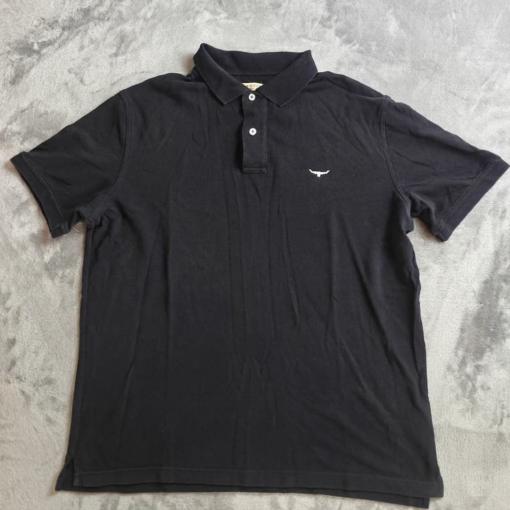 R.M.WILLIAMS Men's Classic Longhorn Polo Shirt Black Size L — photo 1 of 7