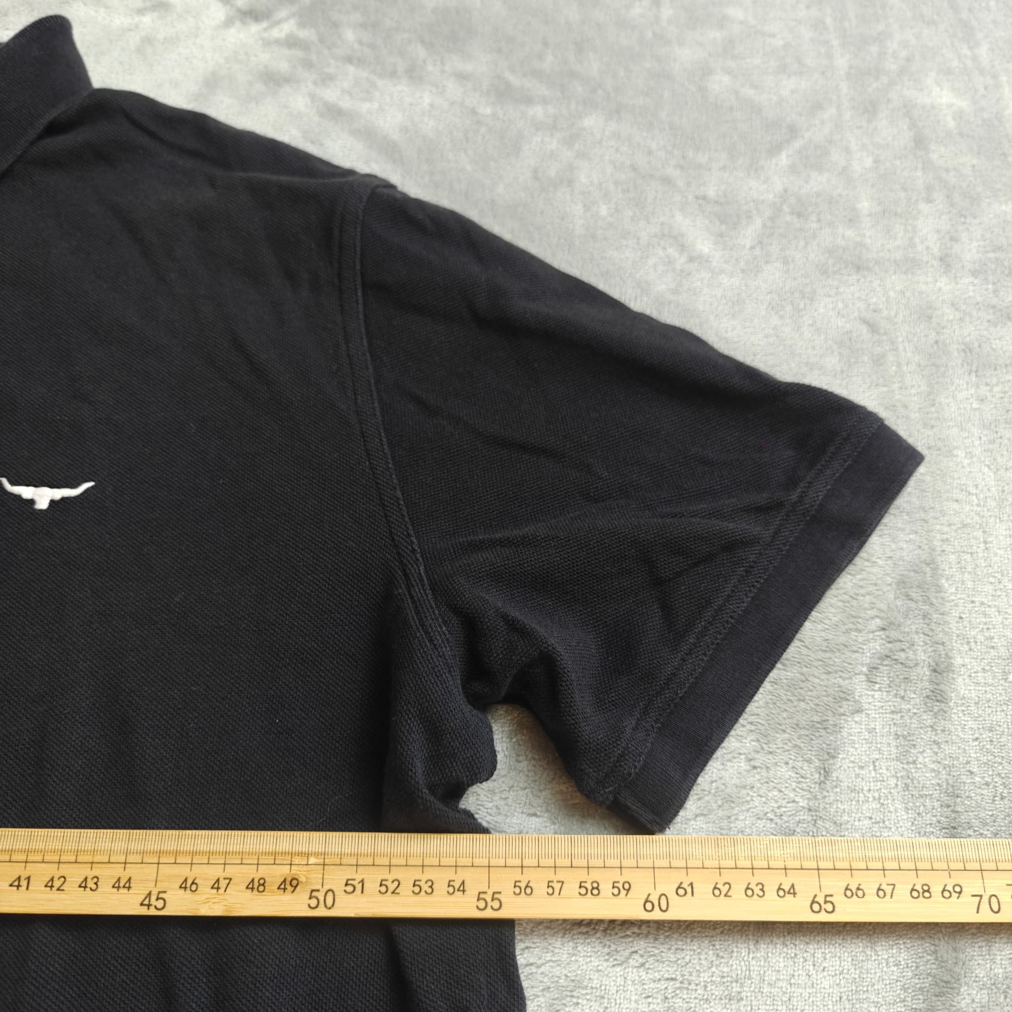 R.M.WILLIAMS Men's Classic Longhorn Polo Shirt Black Size L — photo 5 of 7