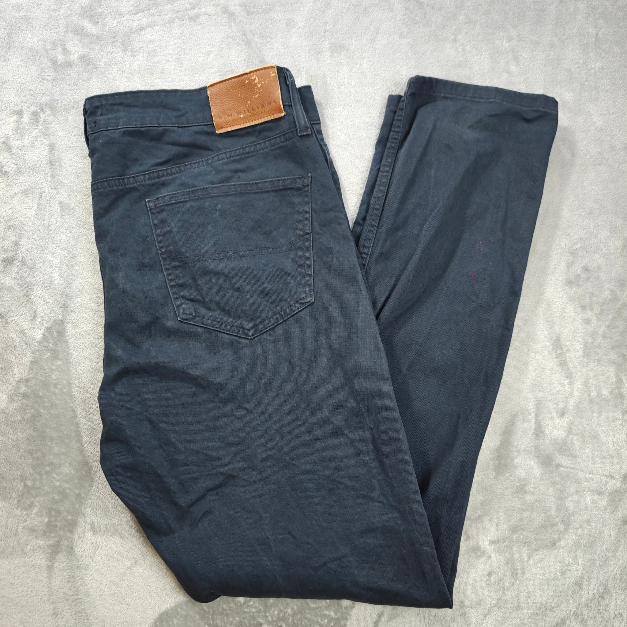 R. M. WILLIAMS Men's Five Pocket Jeans Navy Blue Size 38/32 Stretch — photo 1 of 7