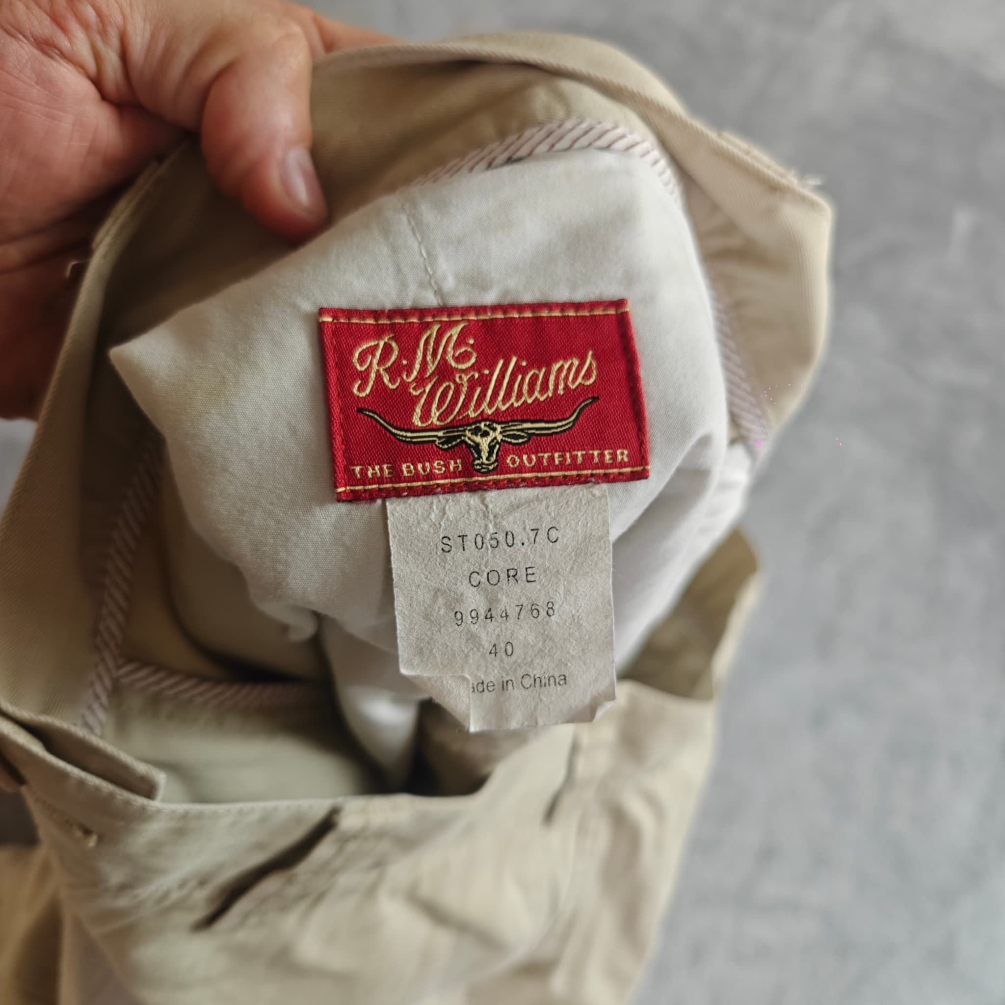 R.M. Williams Men's Khaki Chino Shorts Size 40 — photo 2 of 6