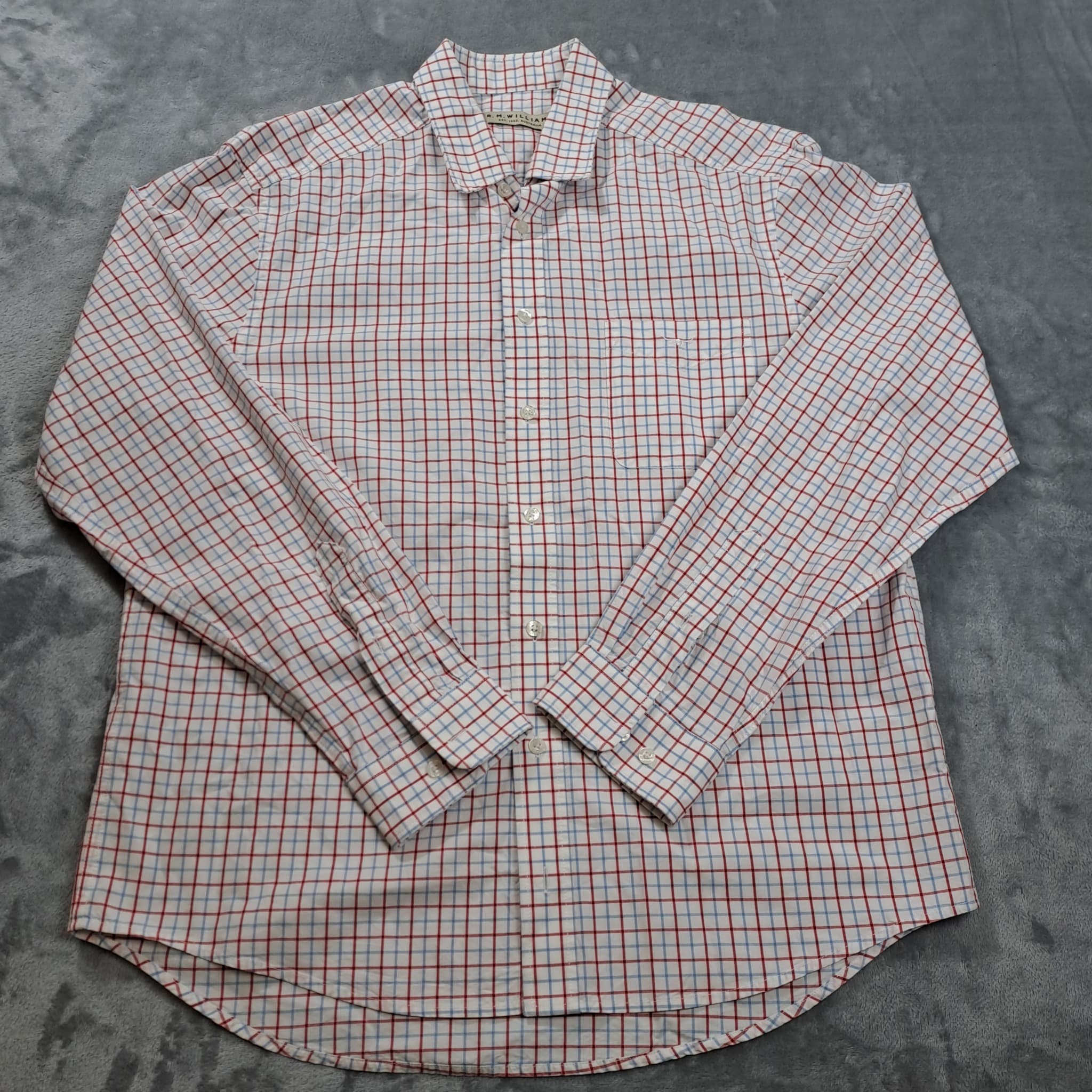 R. M. WILLIAMS Men's Long Sleeve Check Button-Down Shirt Size XL — photo 1 of 7