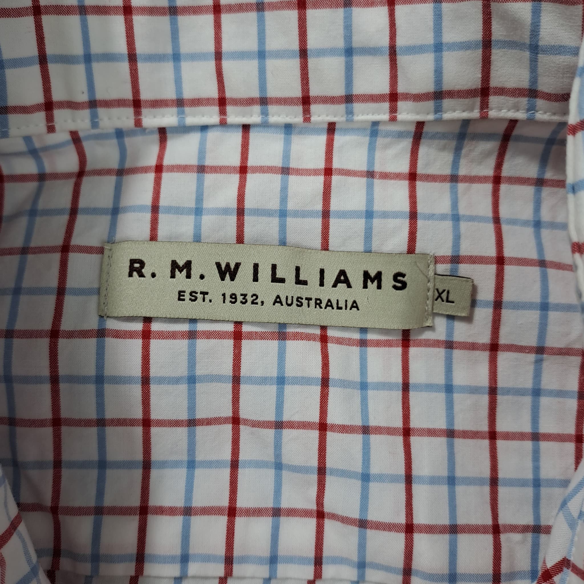 R. M. WILLIAMS Men's Long Sleeve Check Button-Down Shirt Size XL — photo 2 of 7