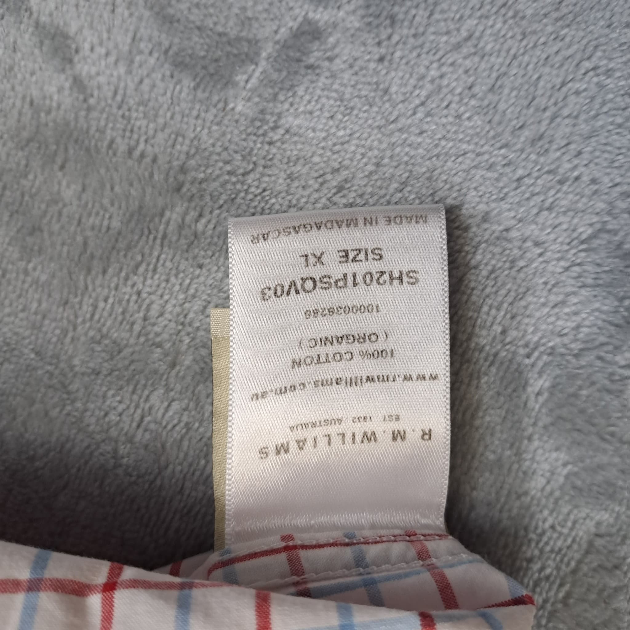 R. M. WILLIAMS Men's Long Sleeve Check Button-Down Shirt Size XL — photo 7 of 7