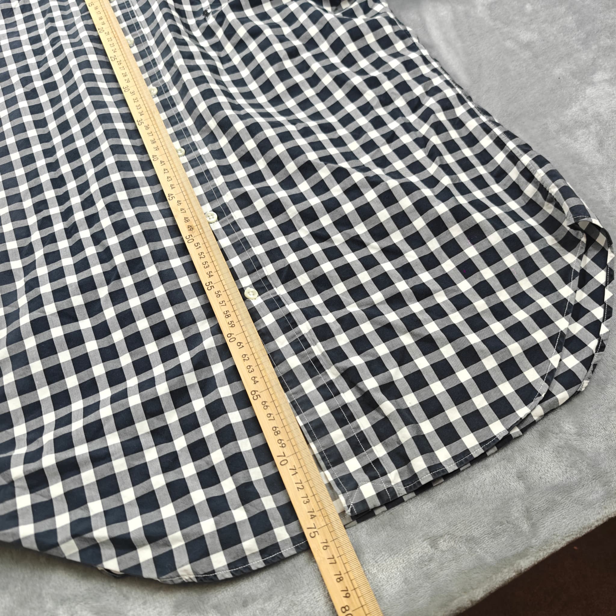Ralph Lauren Classic Fit Short Sleeve Gingham Button-Down Shirt Men's Size M — photo 3 of 6