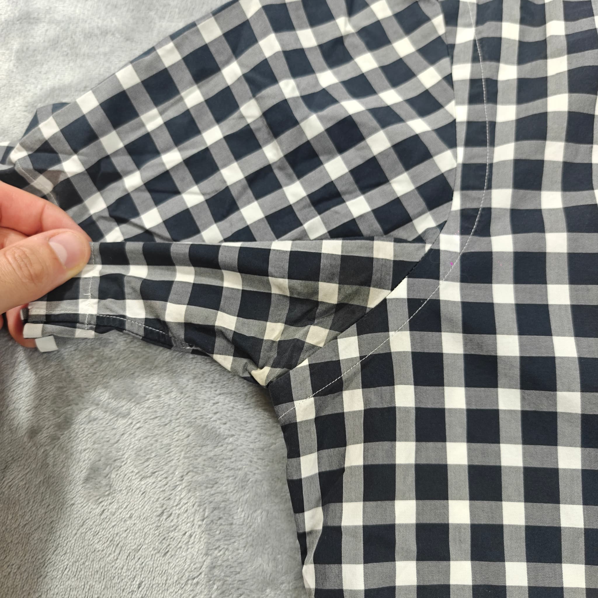Ralph Lauren Classic Fit Short Sleeve Gingham Button-Down Shirt Men's Size M — photo 5 of 6