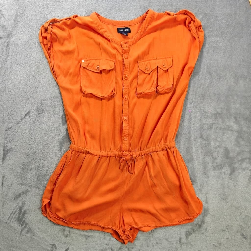 Ralph Lauren Women's Orange Utility Romper Size 14 — photo 1 of 6