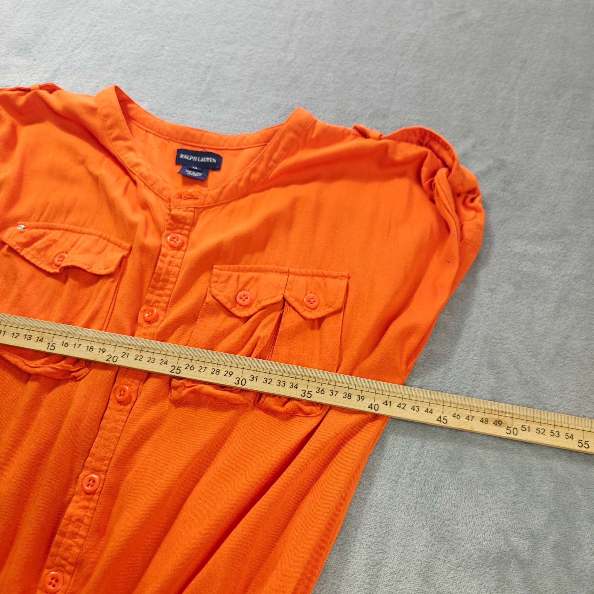 Ralph Lauren Women's Orange Utility Romper Size 14 — photo 4 of 6