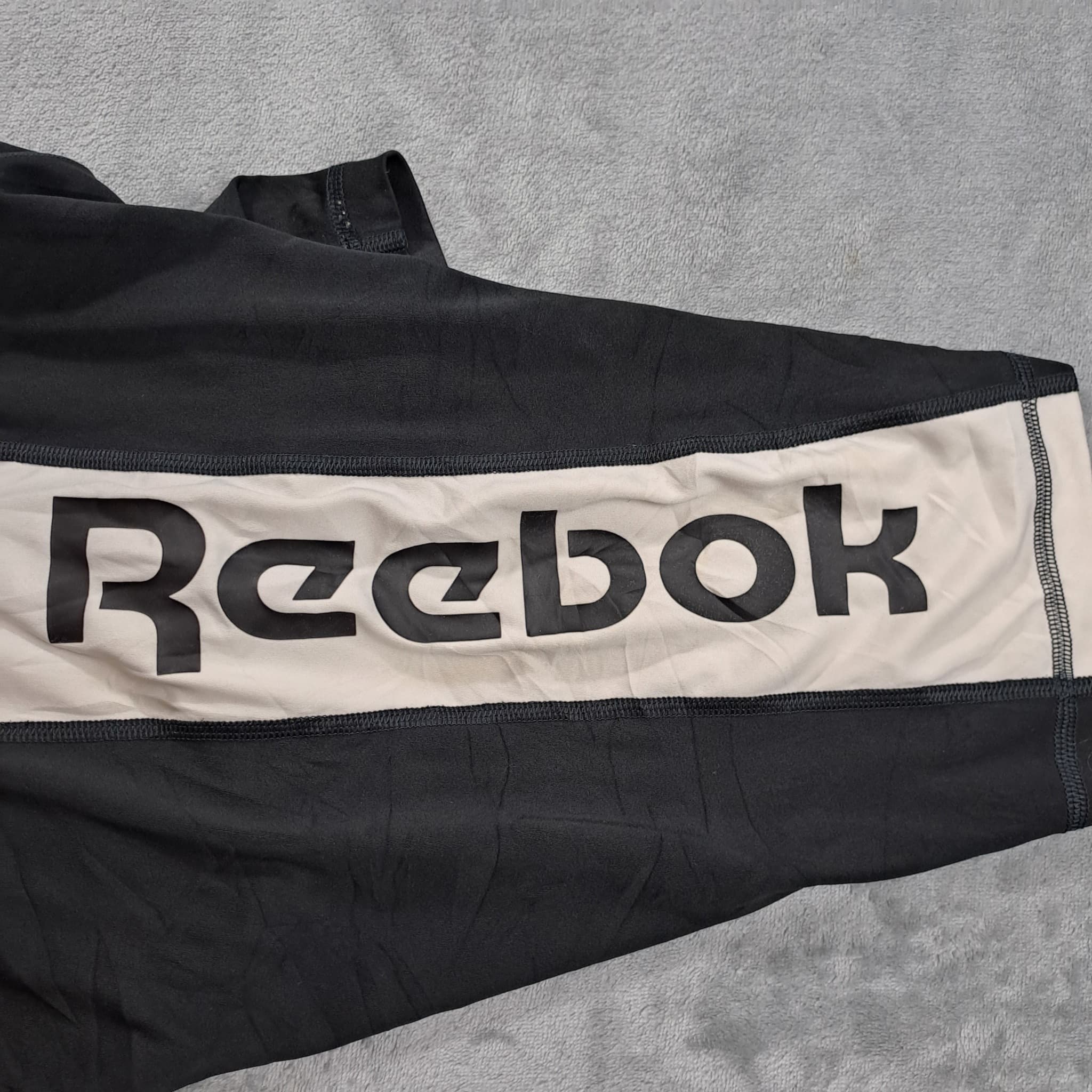 Reebok Women's Speedwick Logo Graphic Bike Shorts Black Size M — photo 4 of 8