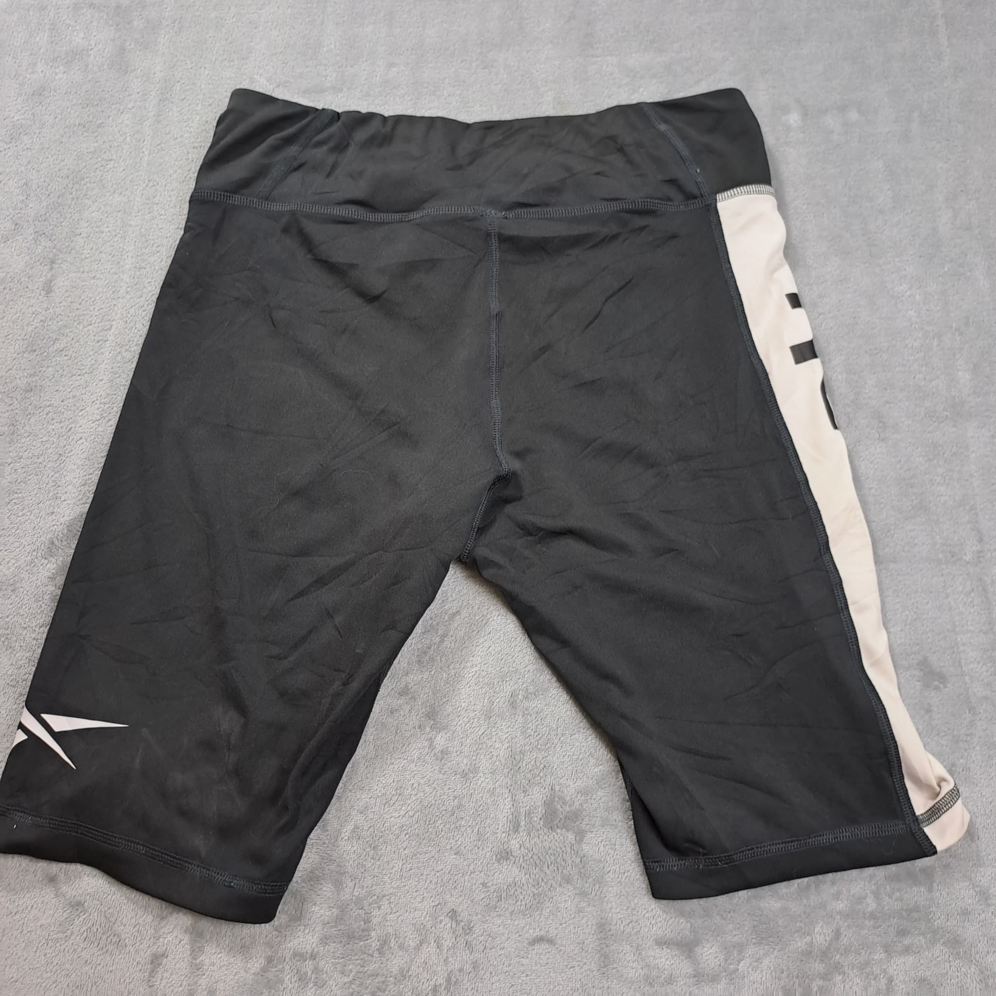 Reebok Women's Speedwick Logo Graphic Bike Shorts Black Size M — photo 5 of 8