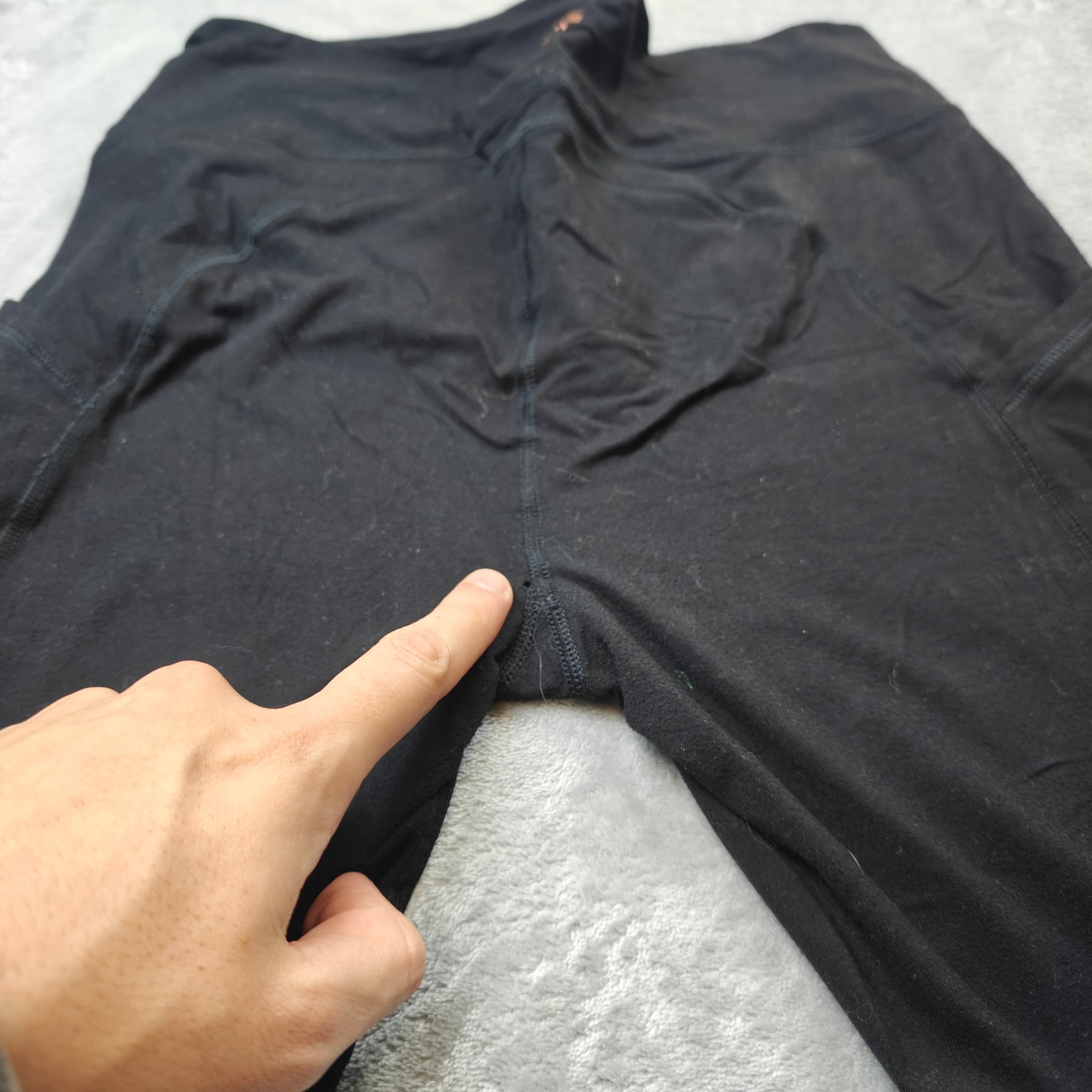 Rockwear Women's High-Waisted Bike Shorts With Side Pockets Black Size 14 — photo 7 of 7