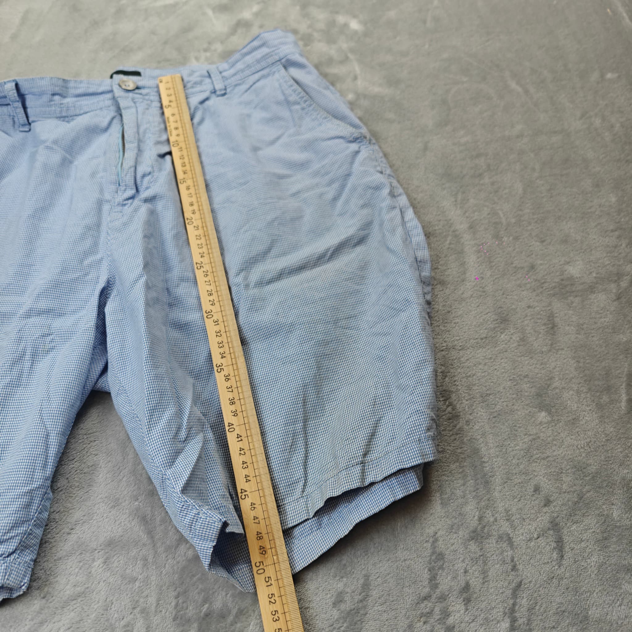 Rodd & Gunn Men's Blue Gingham Check Slim Fit Shorts Size 34 — photo 7 of 10