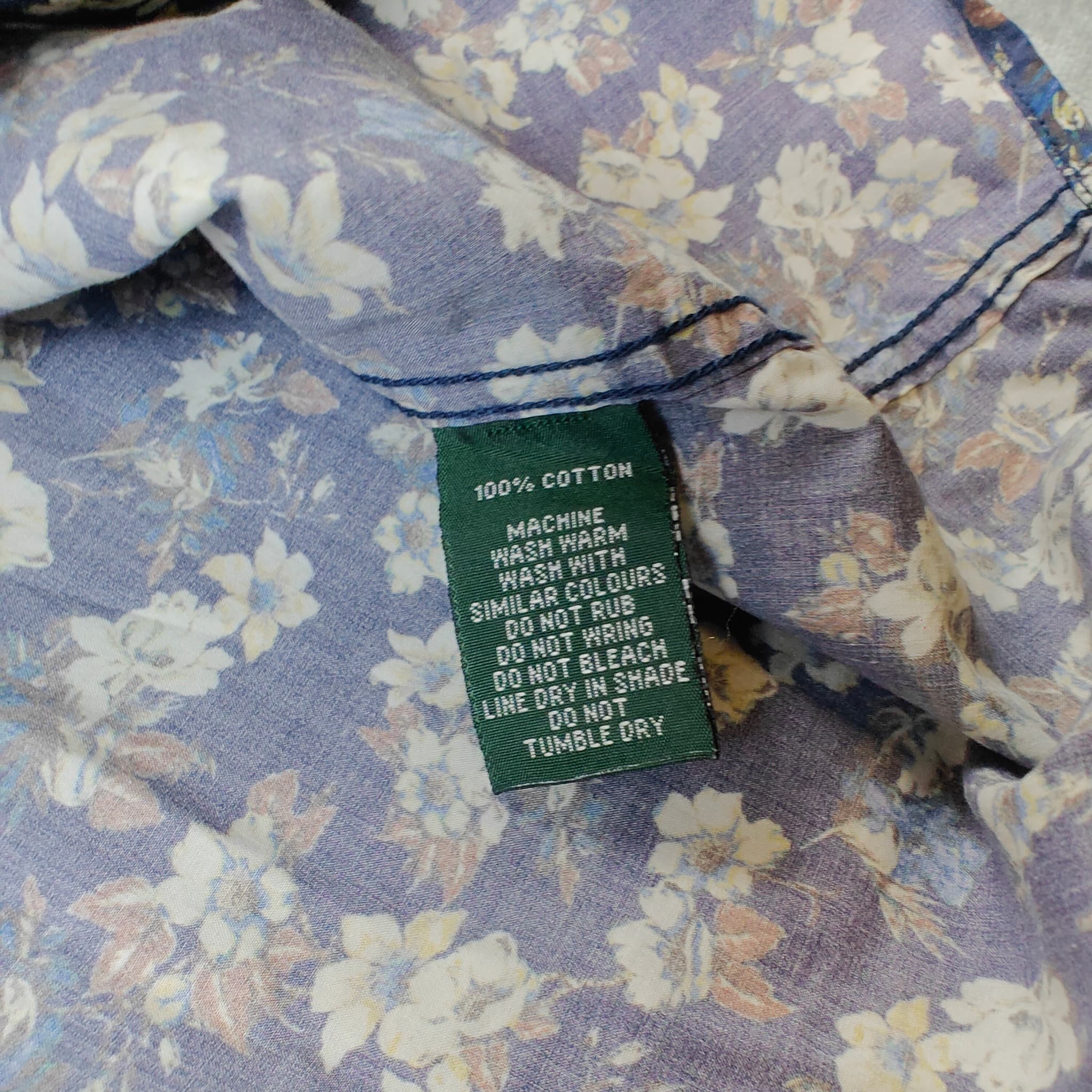 Rodd & Gunn Sports Fit Shirt Men's Medium Floral Long Sleeve Pattern — photo 6 of 8