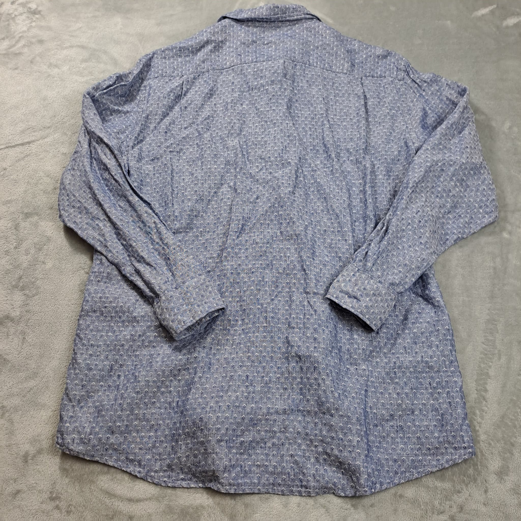Rodd & Gunn Men's Sports Fit Italian Fabric Long Sleeve Shirt Blue XL — photo 5 of 8