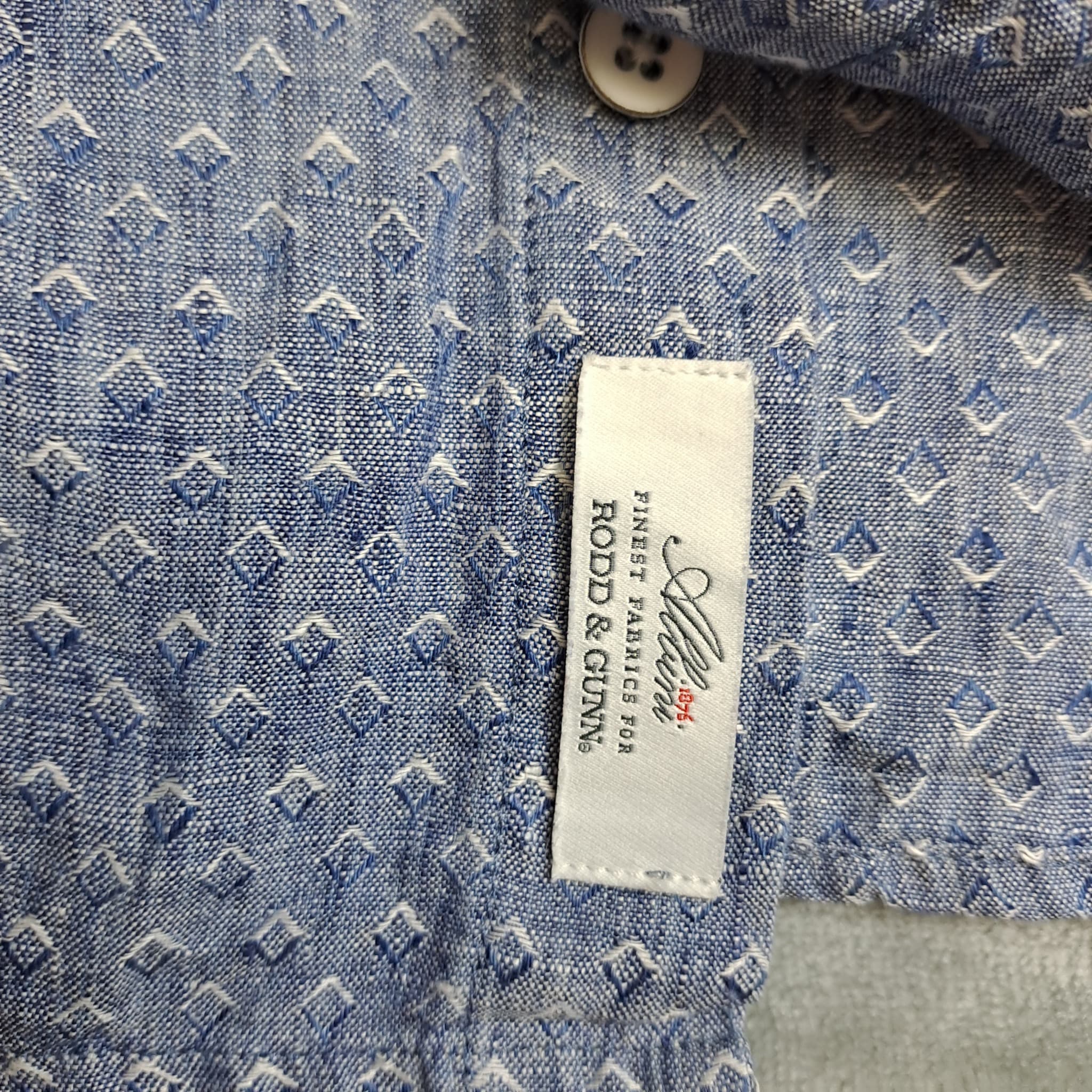 Rodd & Gunn Men's Sports Fit Italian Fabric Long Sleeve Shirt Blue XL — photo 8 of 8