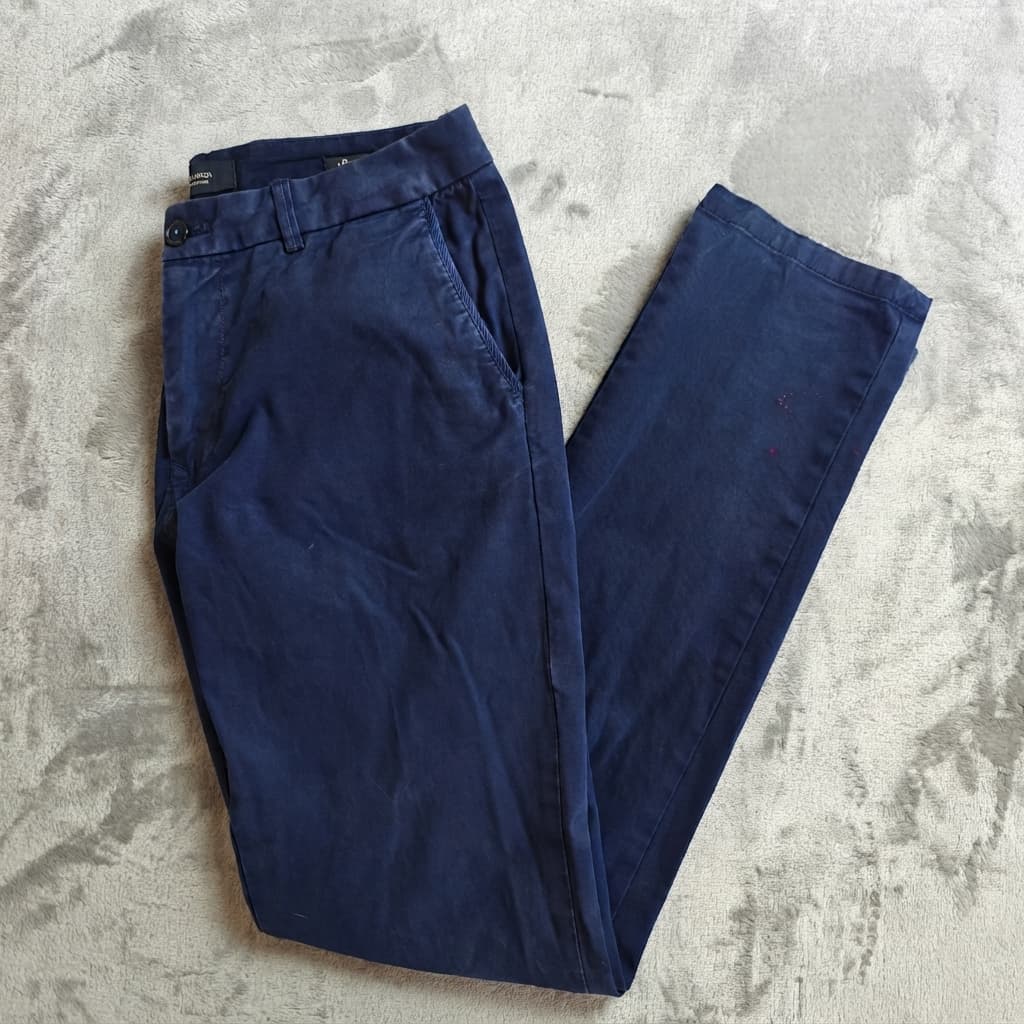 SCOTCH & SODA La Bohemienne Skinny Chino Pants Navy Blue Size 30/32 — photo 1 of 7