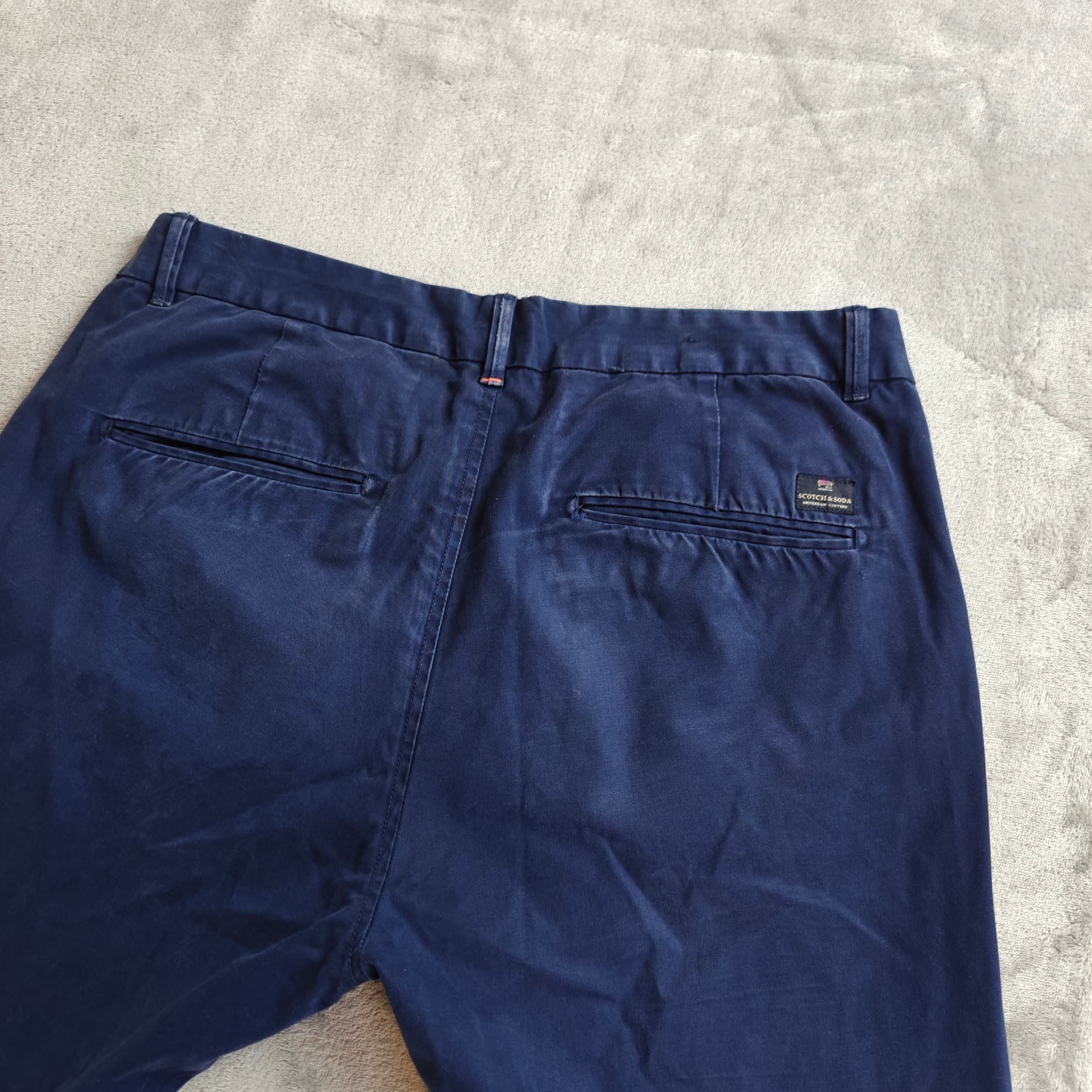 SCOTCH & SODA La Bohemienne Skinny Chino Pants Navy Blue Size 30/32 — photo 7 of 7