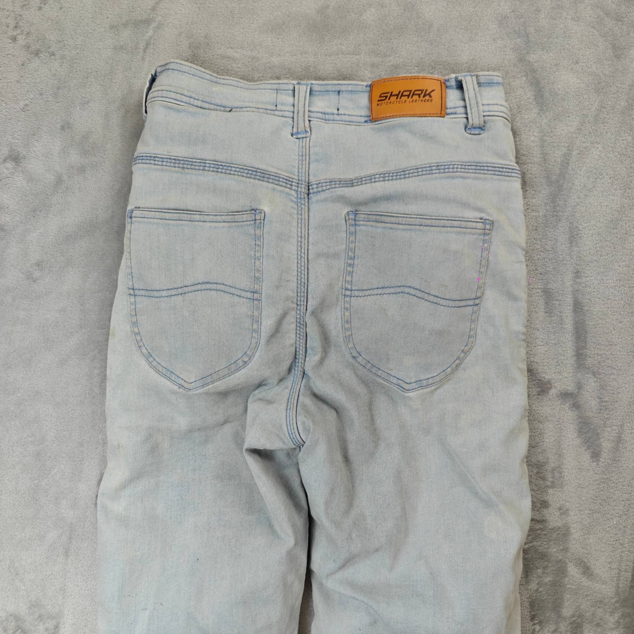 Shark Motorcycle Denim Riding Jeans Women's Size 10 Light Wash — photo 6 of 8