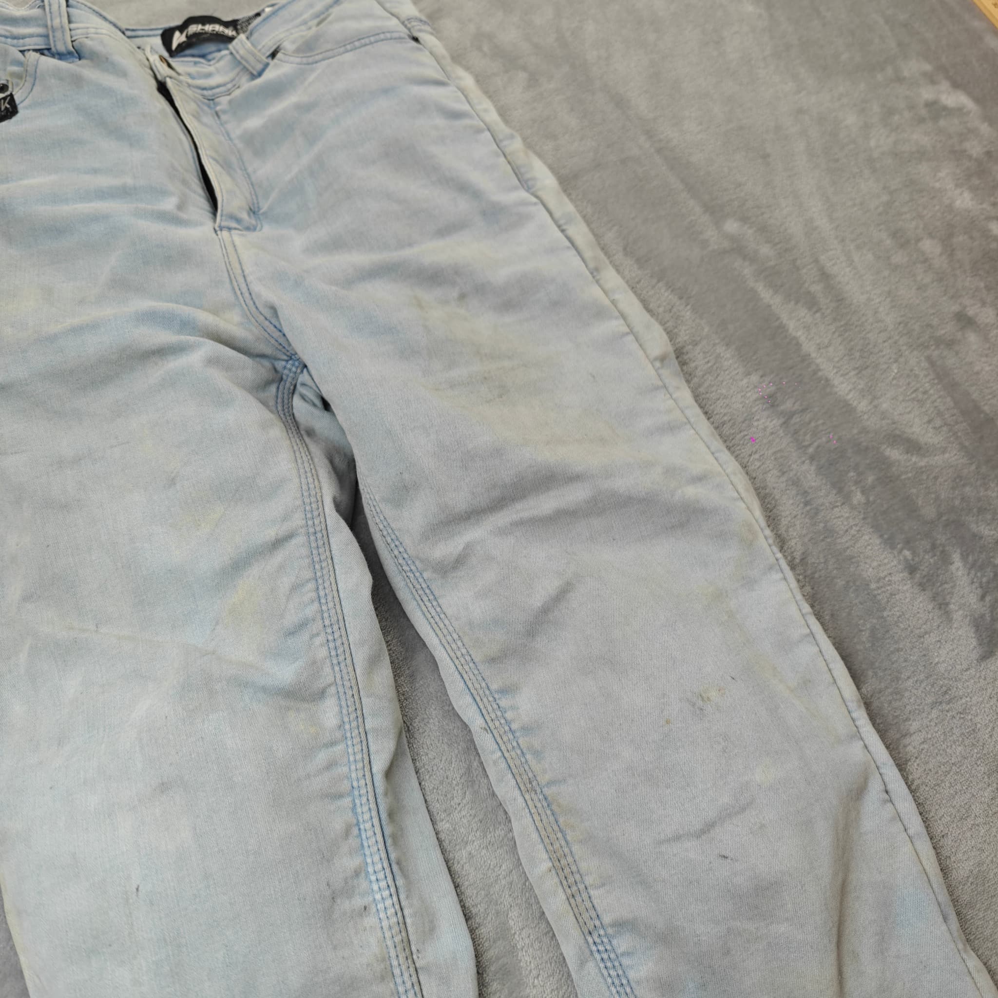 Shark Motorcycle Denim Riding Jeans Women's Size 10 Light Wash — photo 8 of 8