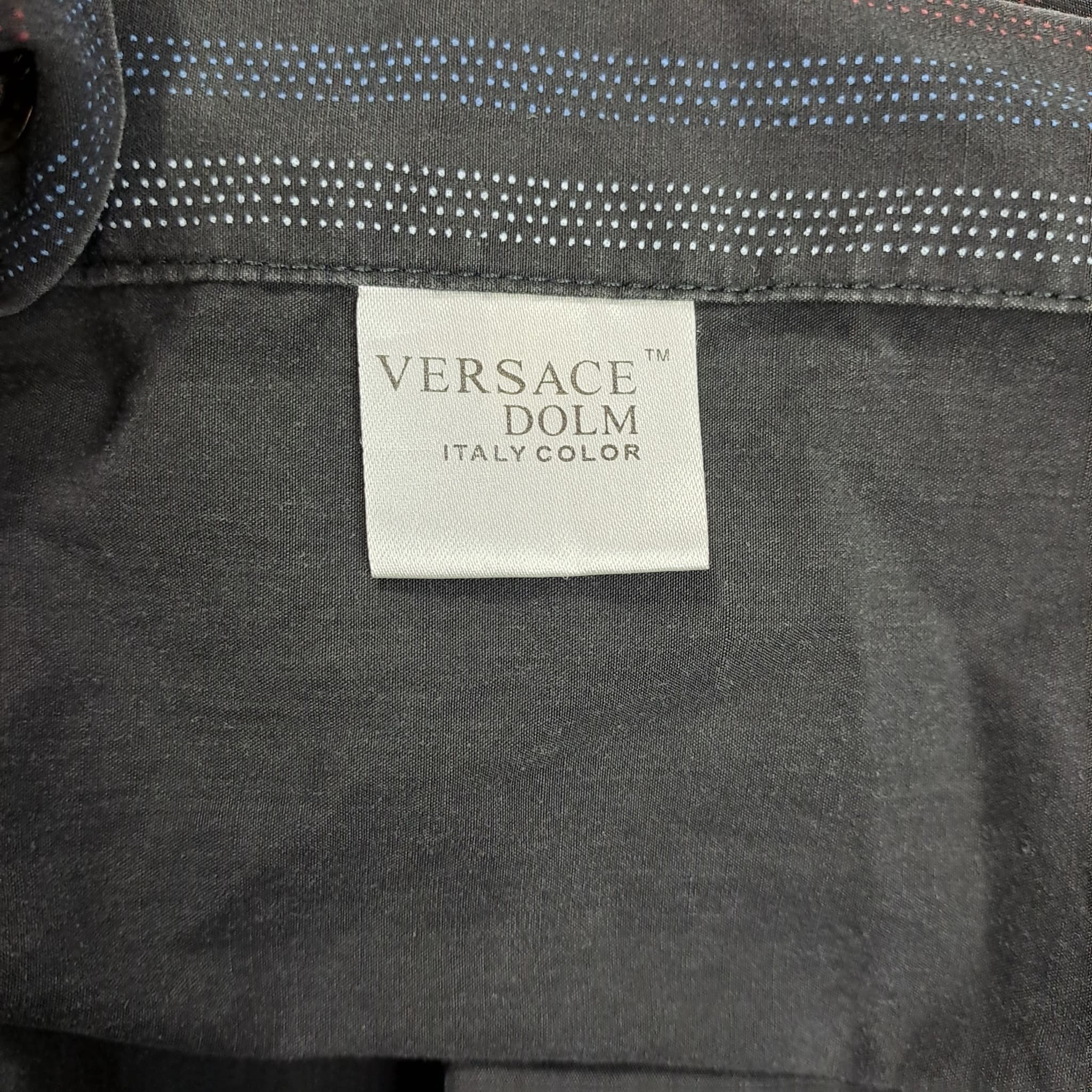 VERSACE DOLM Jeans Couture Men's Striped Long Sleeve Button-Down Shirt XXL — photo 5 of 7