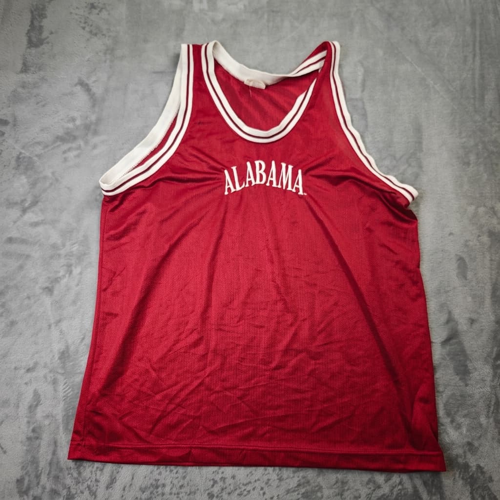 Vintage Alabama Crimson Tide Basketball Jersey - Red Mesh Tank Top XL — photo 1 of 5