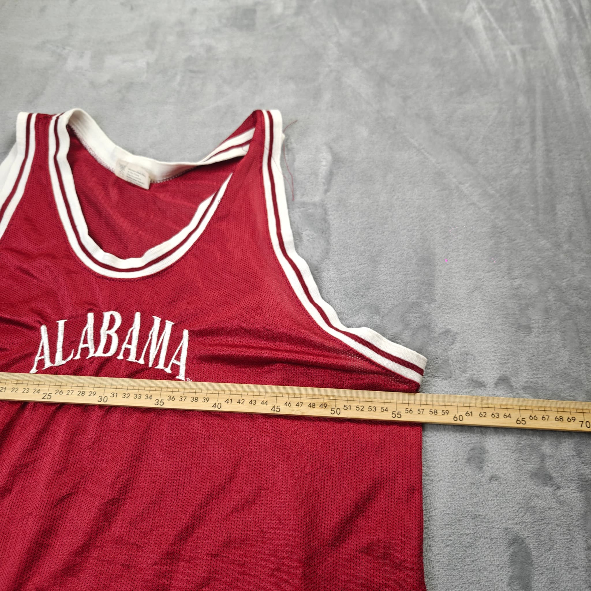 Vintage Alabama Crimson Tide Basketball Jersey - Red Mesh Tank Top XL — photo 4 of 5