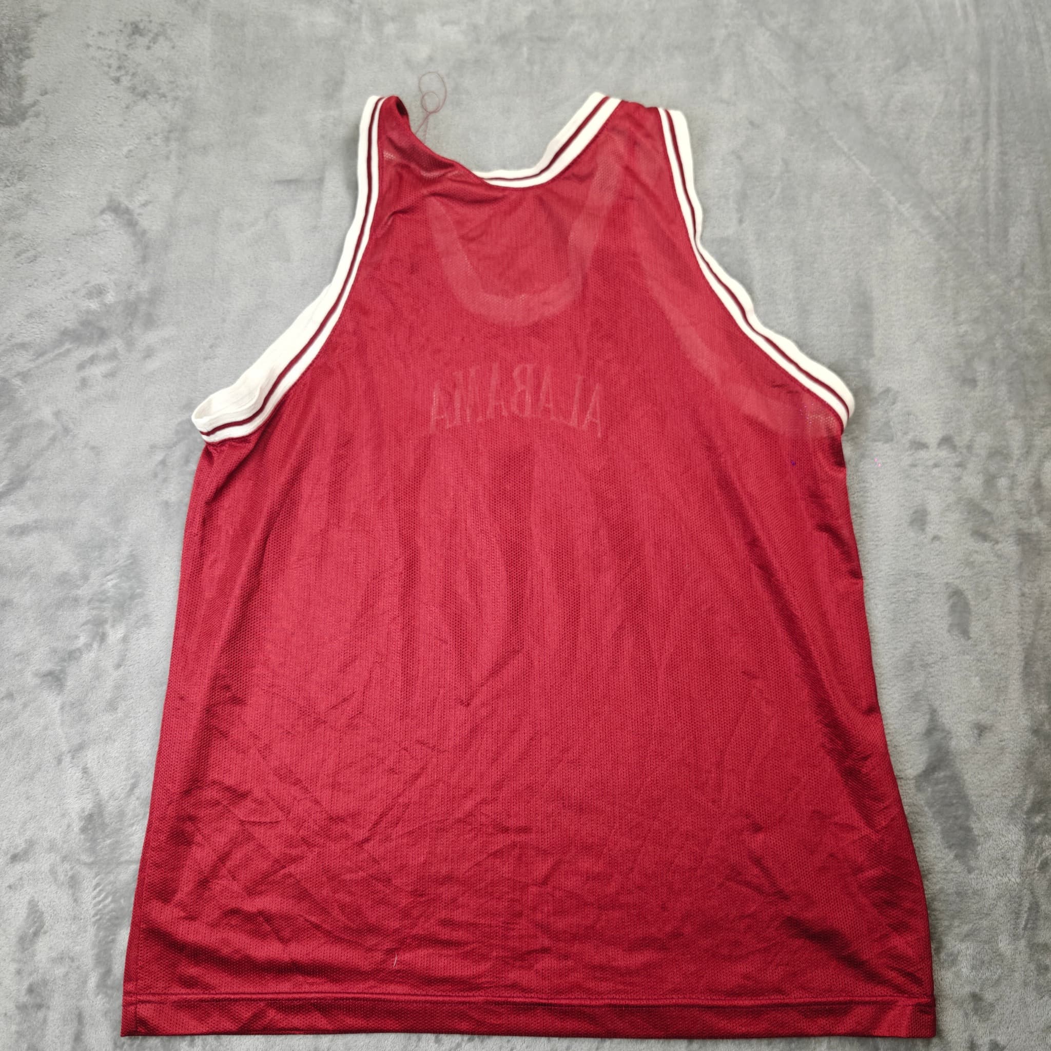 Vintage Alabama Crimson Tide Basketball Jersey - Red Mesh Tank Top XL — photo 5 of 5