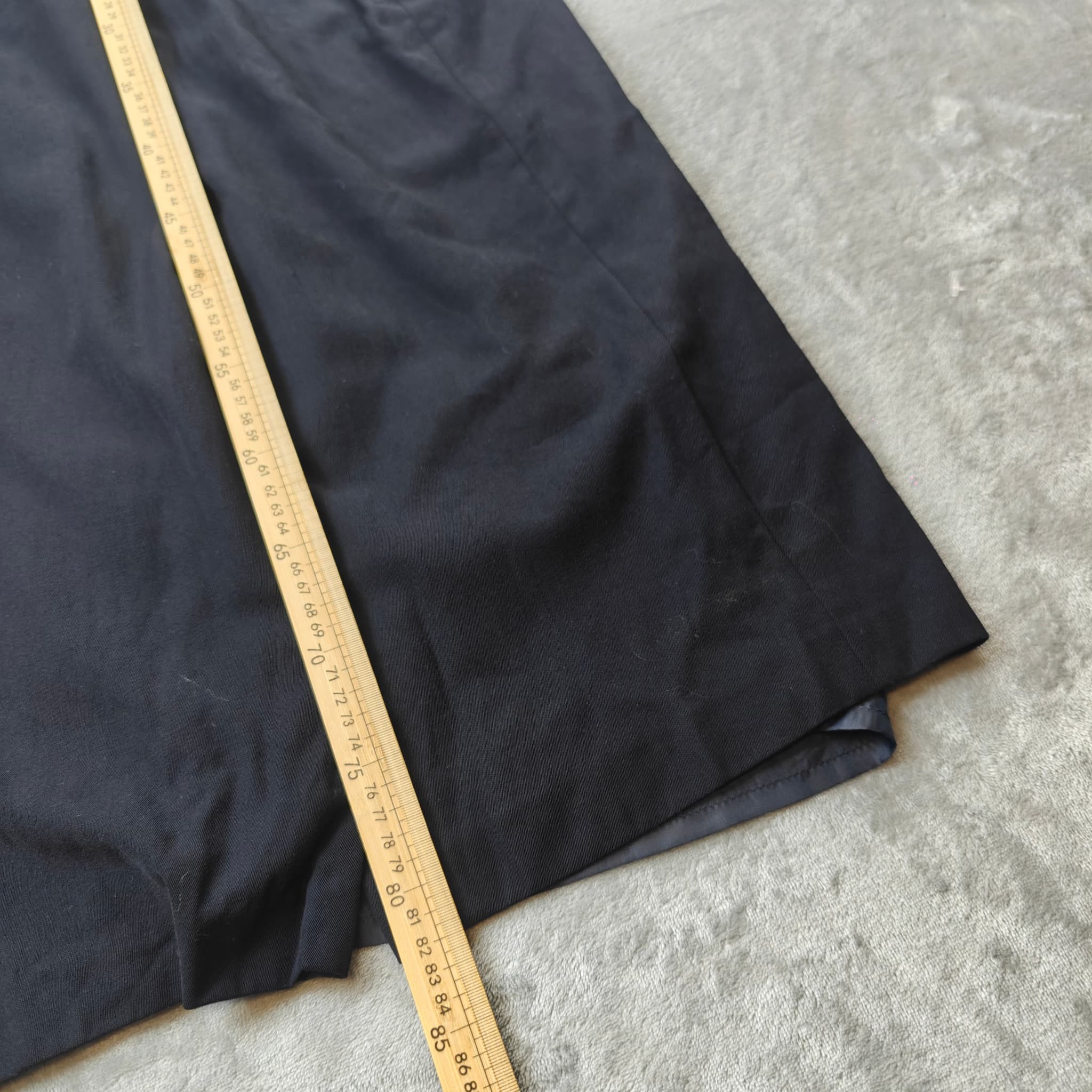 Vintage Country Road Midi Skirt Woman's Size 10 Black Pure Wool — photo 3 of 7