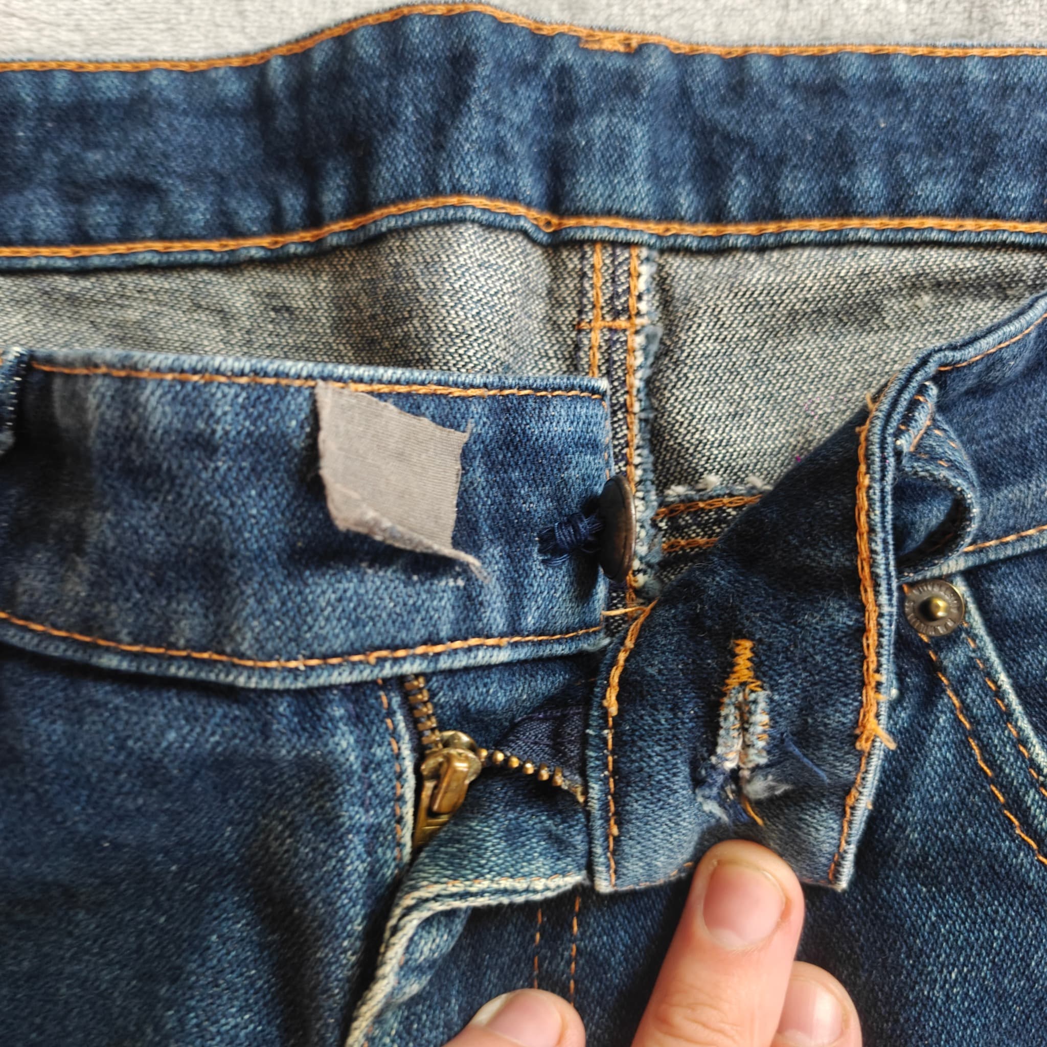 Vintage R.M. Williams Men's Denim Jeans Size 35 Blue Straight Leg — photo 5 of 10