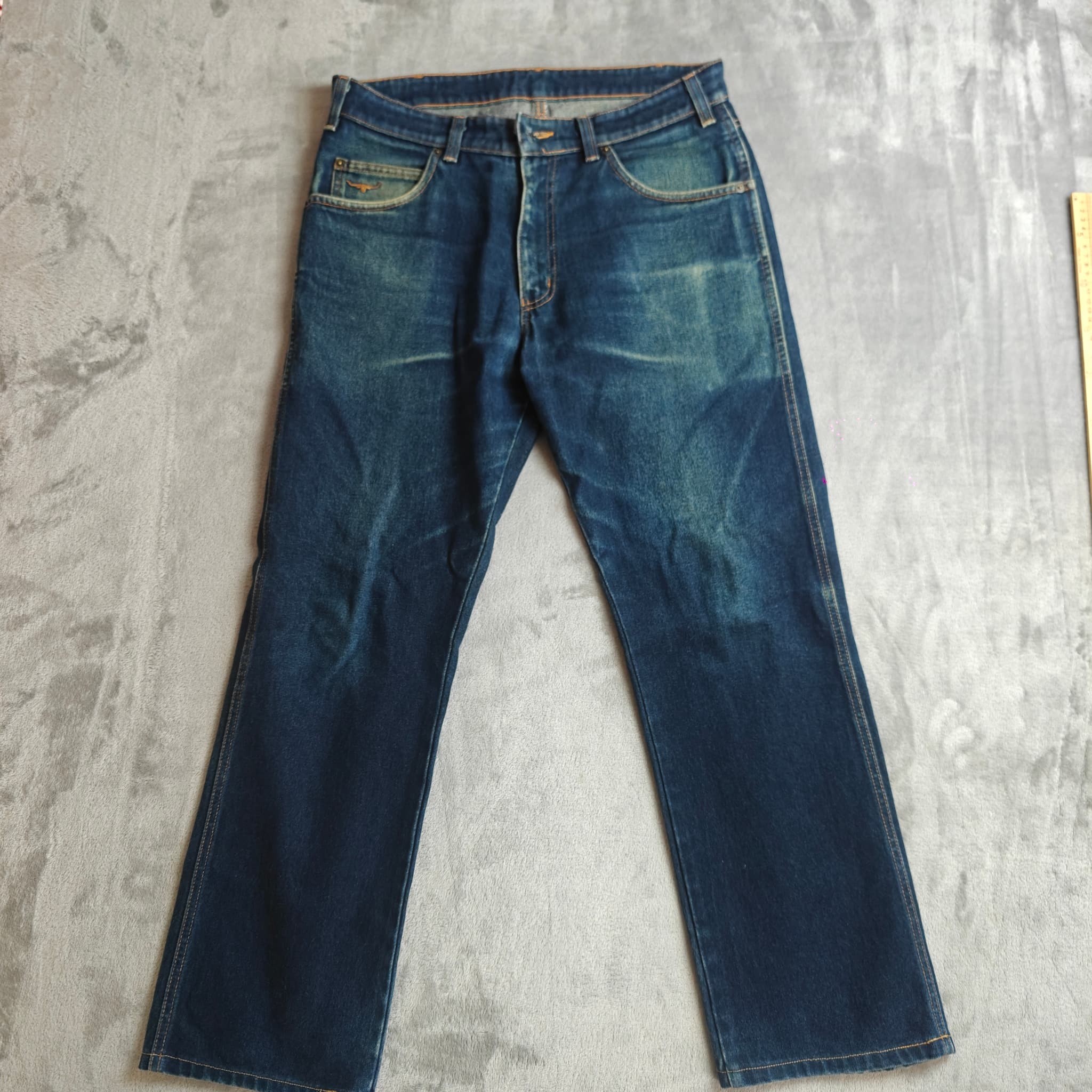 Vintage R.M. Williams Men's Denim Jeans Size 35 Blue Straight Leg — photo 9 of 10