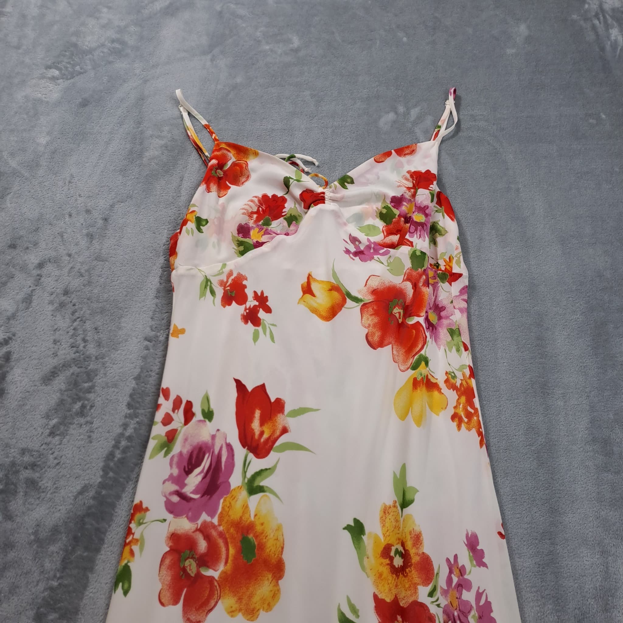 Vintage Target Floral Print Chiffon Maxi Dress Women's Size 14 — photo 2 of 6