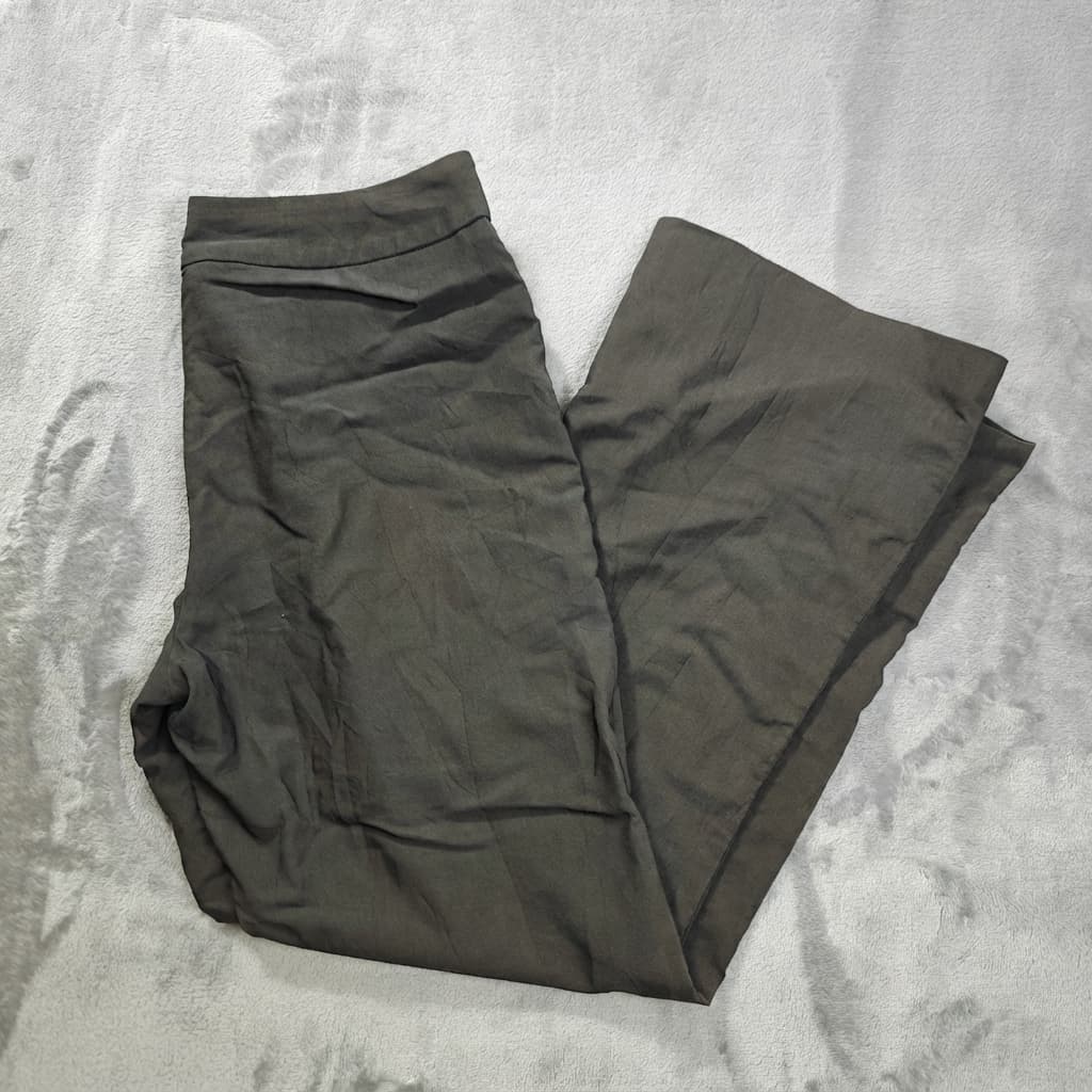 wetseal Women's Wide Leg Dress Trousers Grey Size 12 — photo 1 of 6