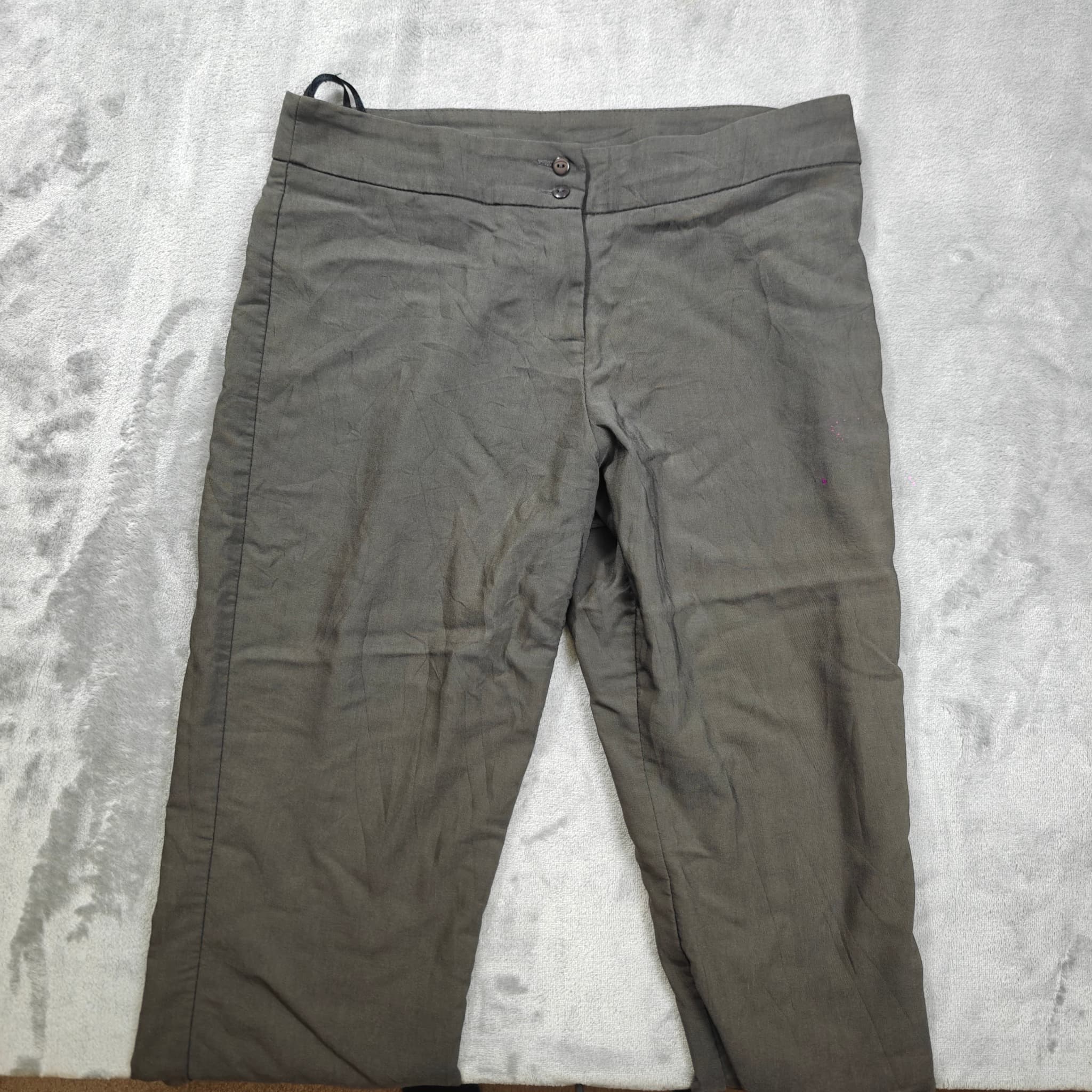 wetseal Women's Wide Leg Dress Trousers Grey Size 12 — photo 4 of 6