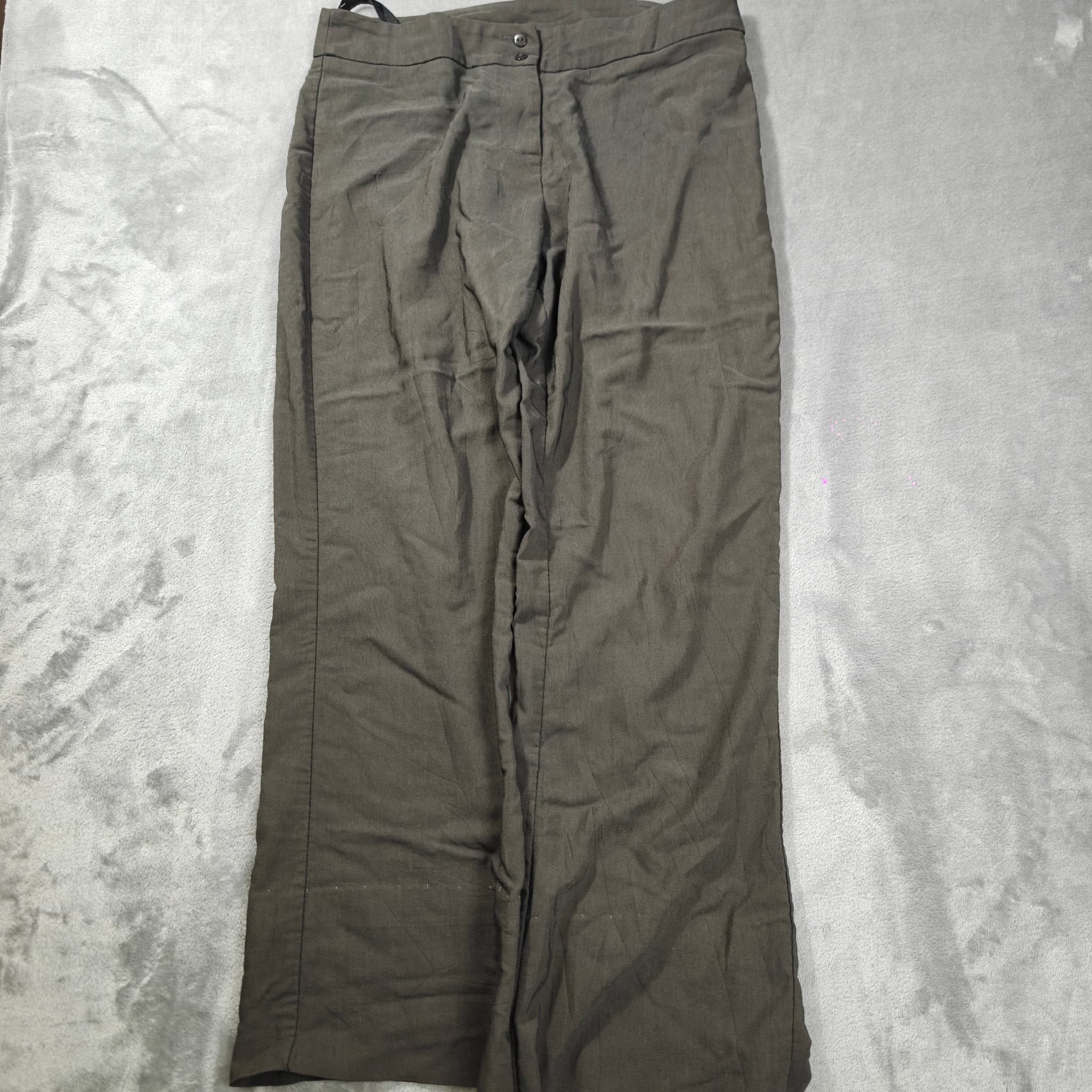 wetseal Women's Wide Leg Dress Trousers Grey Size 12 — photo 5 of 6