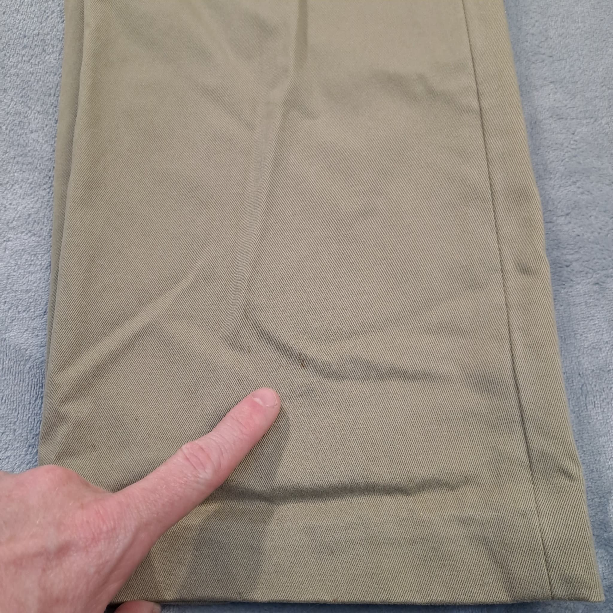 Women's Khaki Chino Pants Straight Leg Tan Size 12 — photo 3 of 7