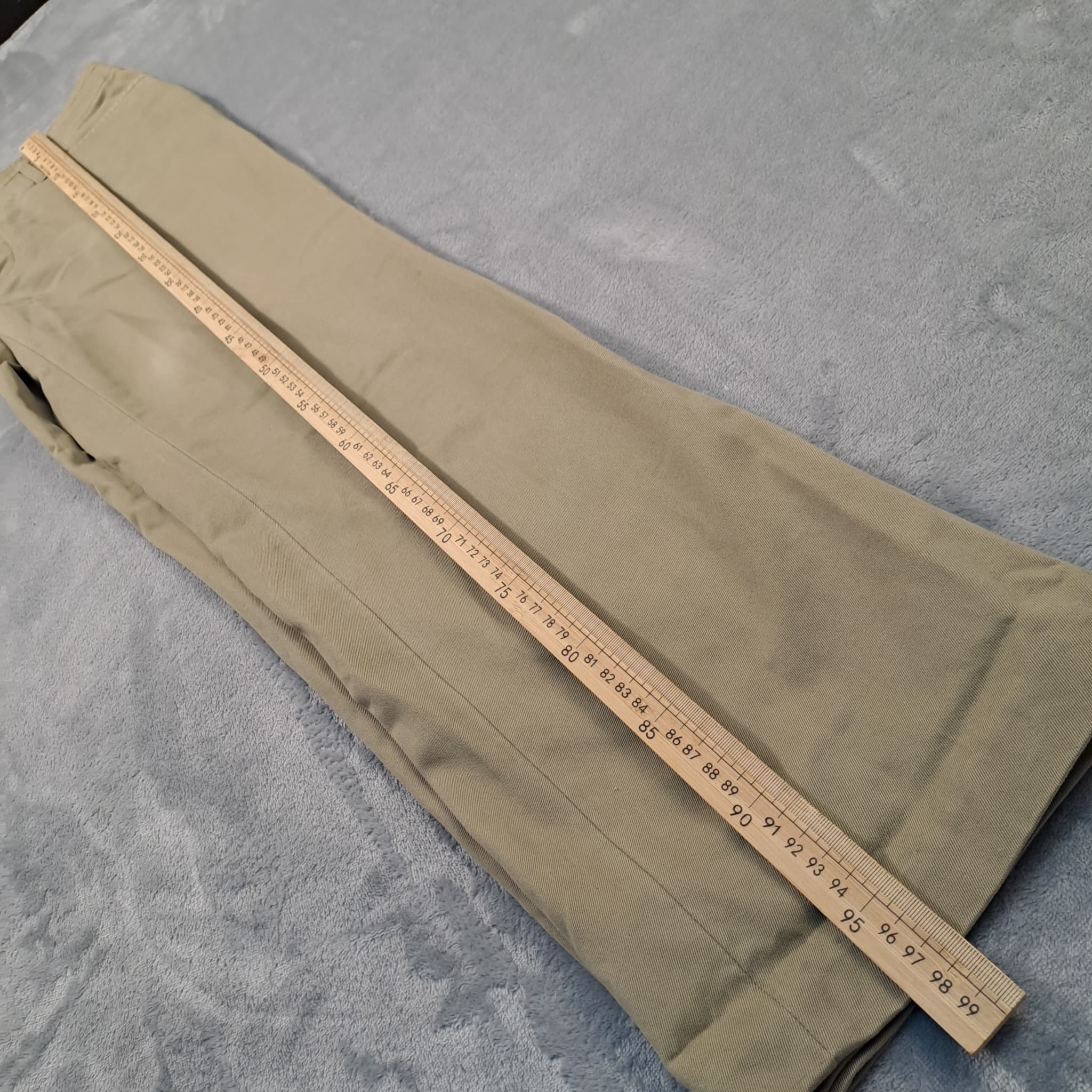 Women's Khaki Chino Pants Straight Leg Tan Size 12 — photo 4 of 7