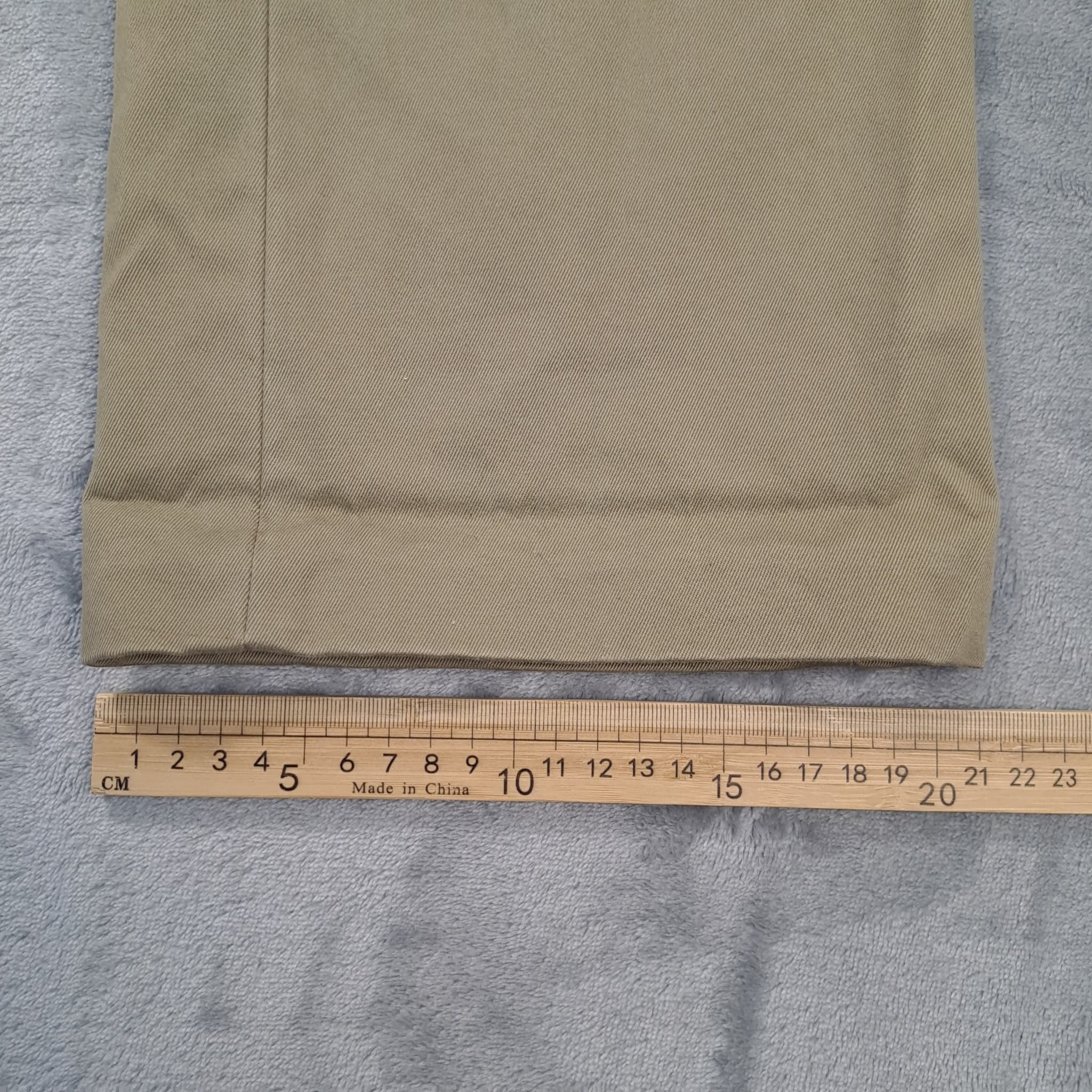 Women's Khaki Chino Pants Straight Leg Tan Size 12 — photo 6 of 7